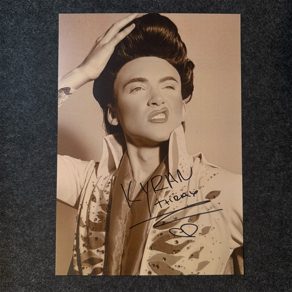 Kyran Thrax - Elvis Signed Print