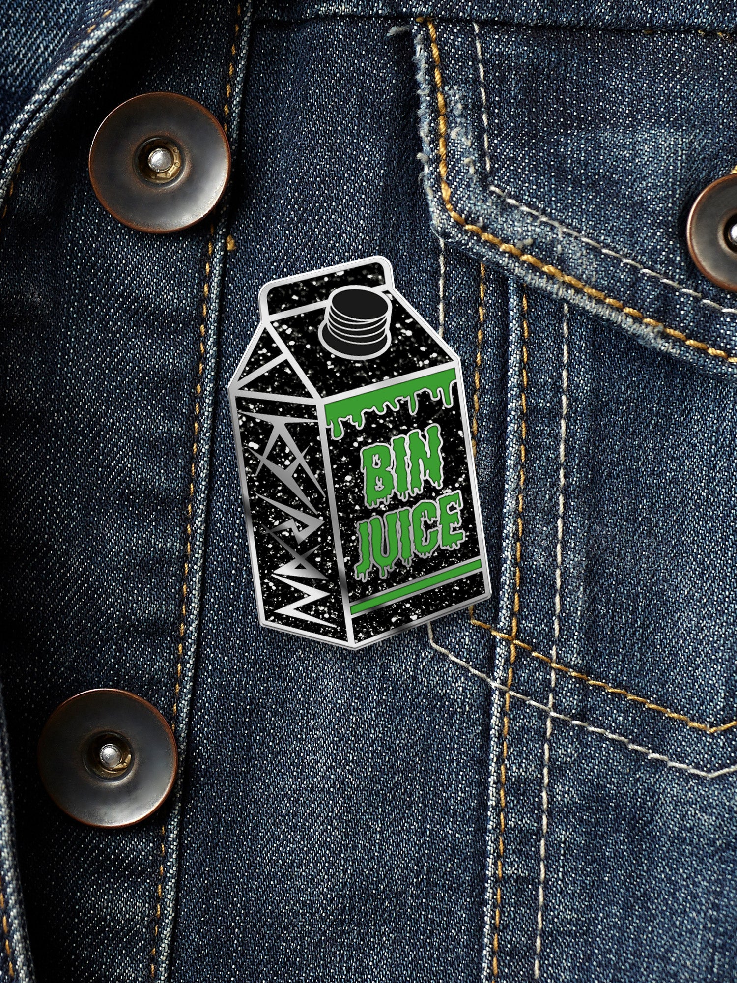 Kyran Thrax - Bin Juice Enamel Pin
