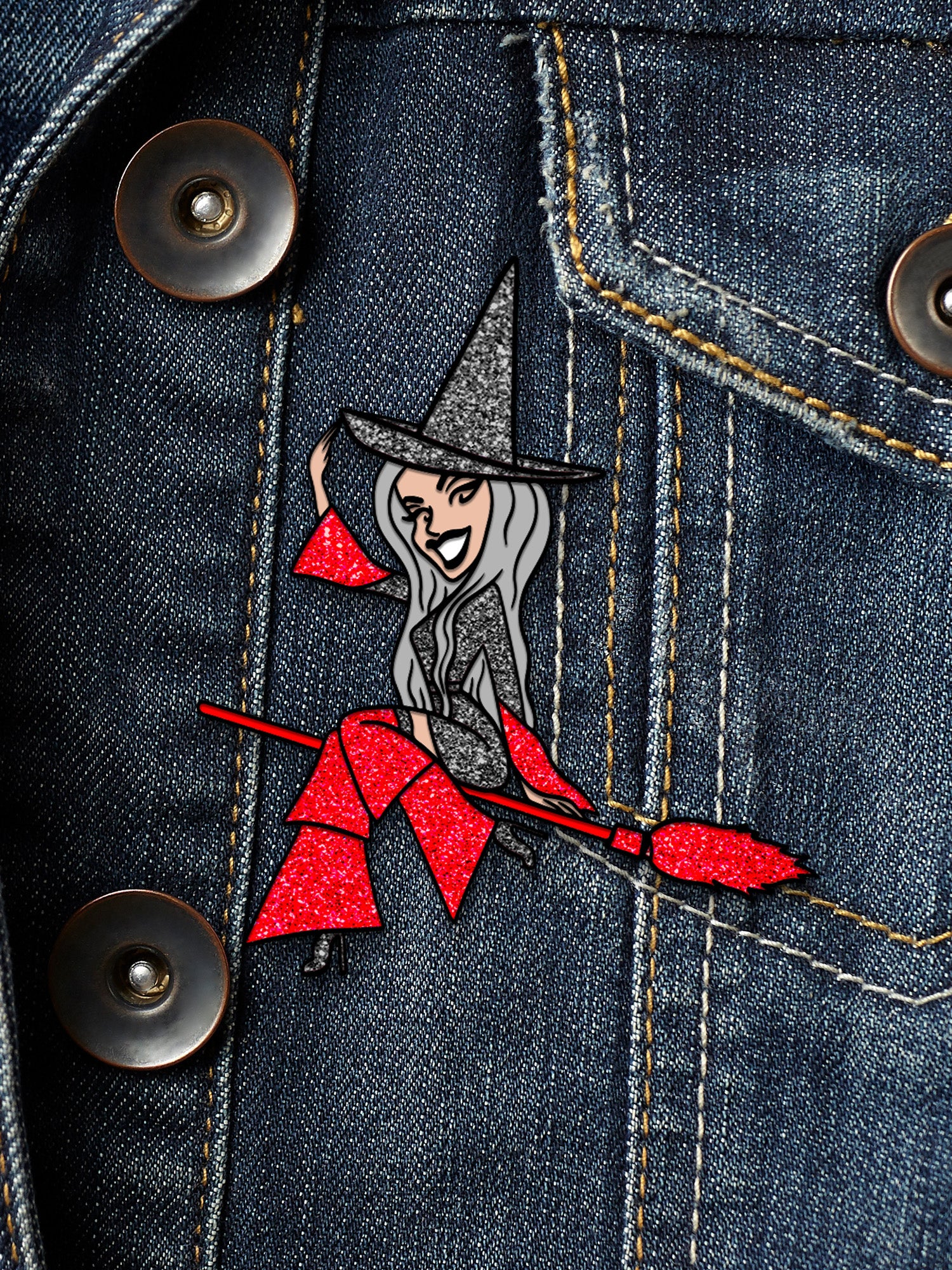 Kyran Thrax - Witch Enamel Pin