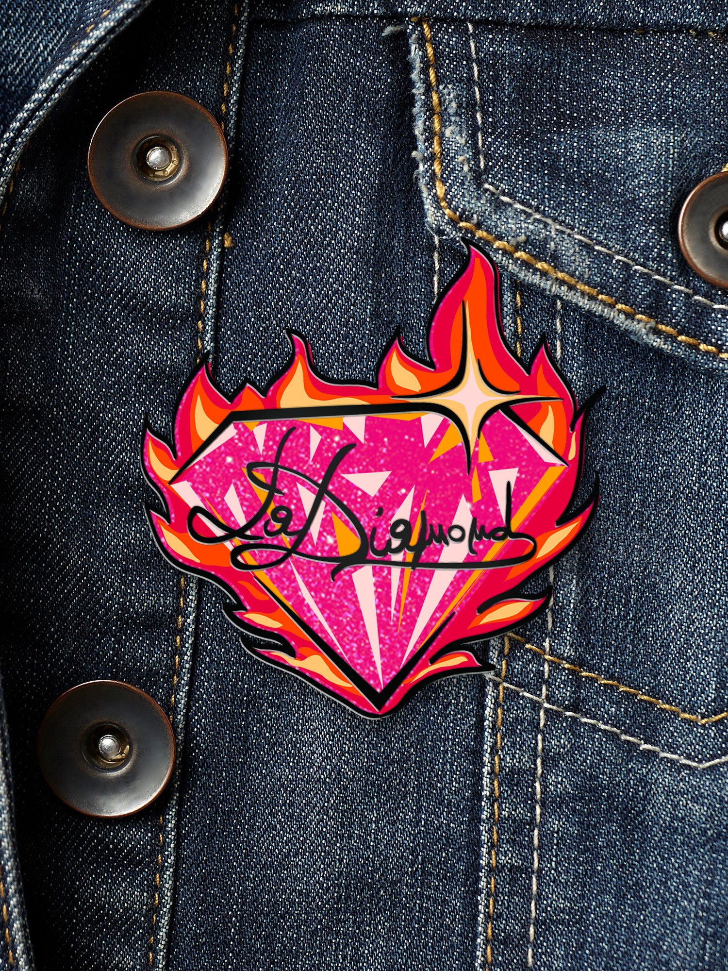 La Diamond - Logo Enamel Pin