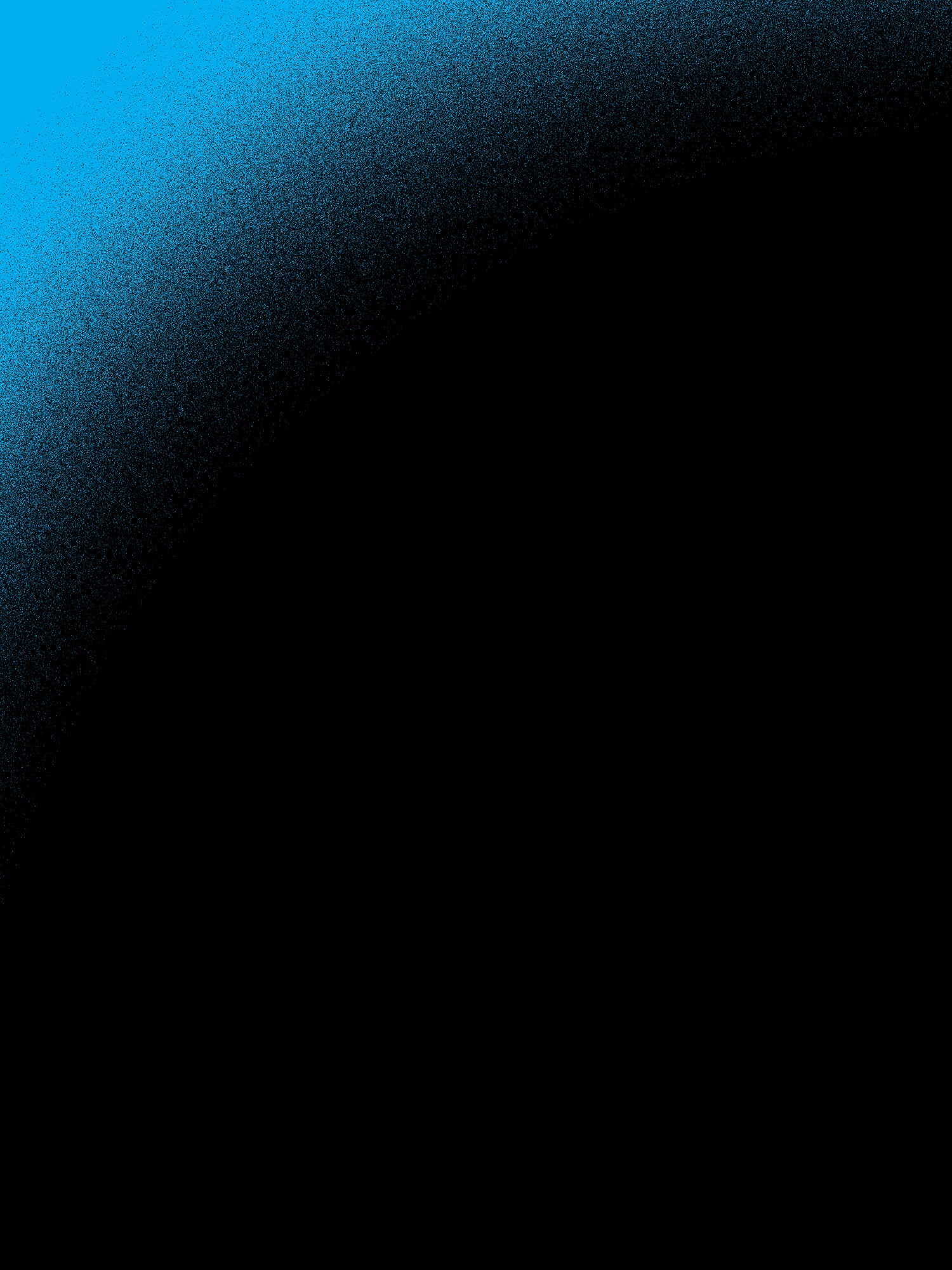 Gradient background transitioning from blue to black