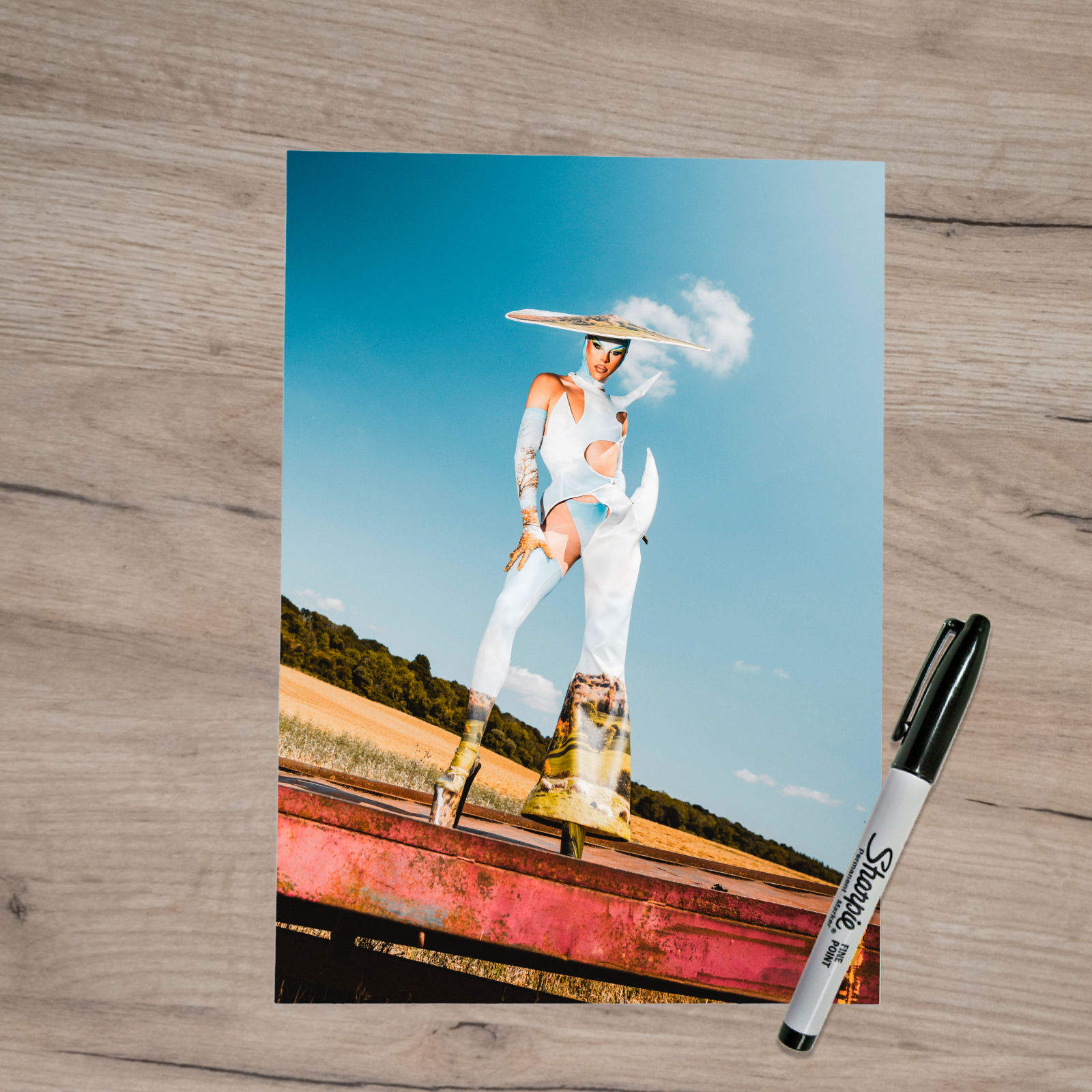 Paige Three - Hometown Signed Print