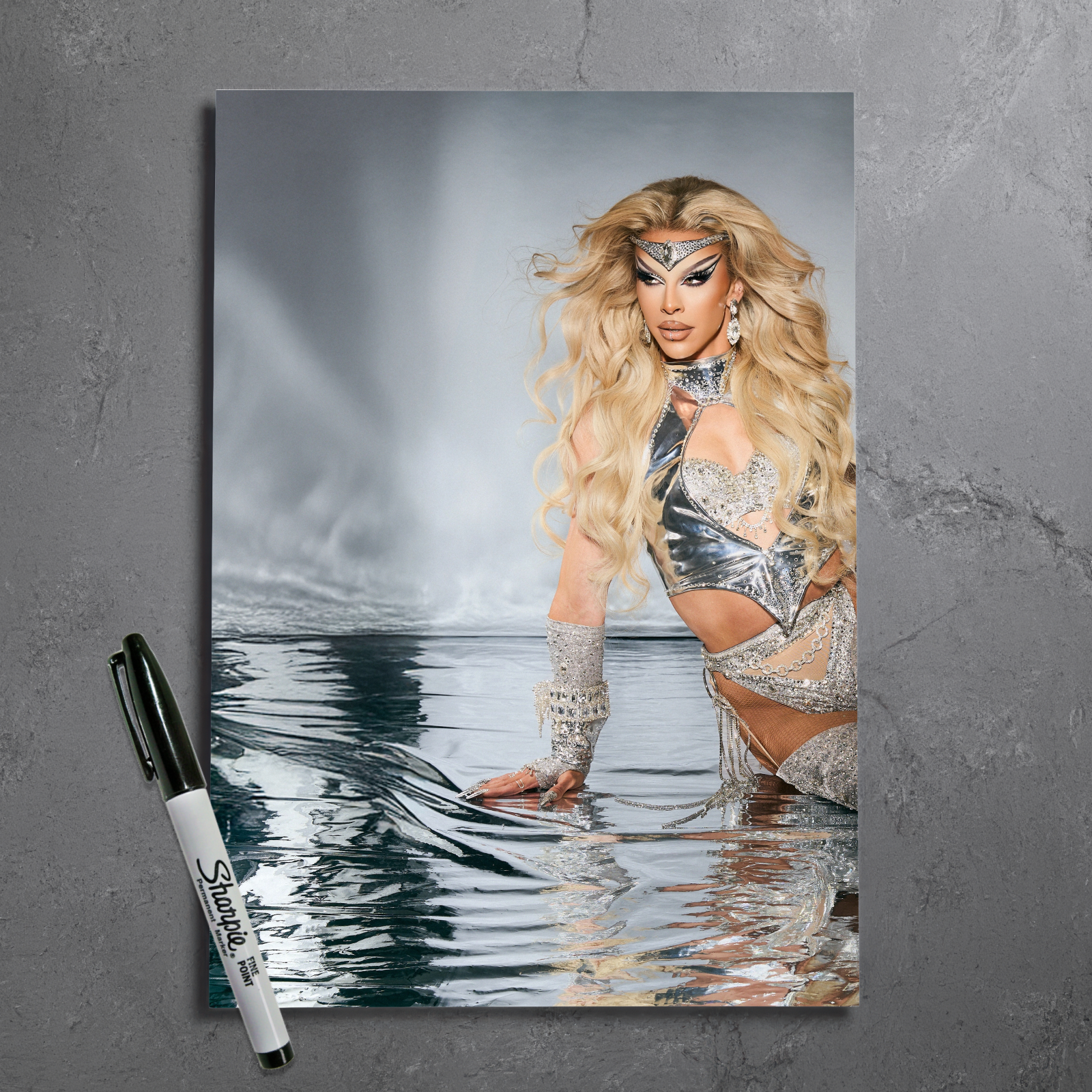 Paige Three - Meet The Queen Signed Print