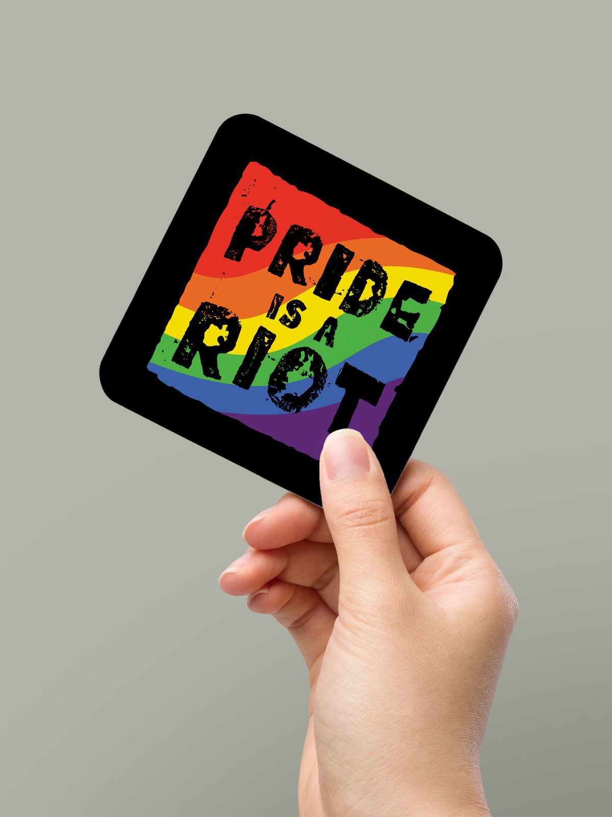 Pride Is A Riot Coaster