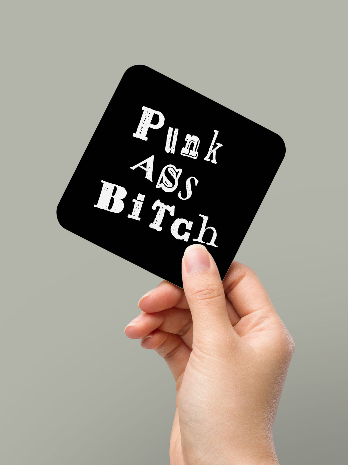 Punk As Bitch Coaster