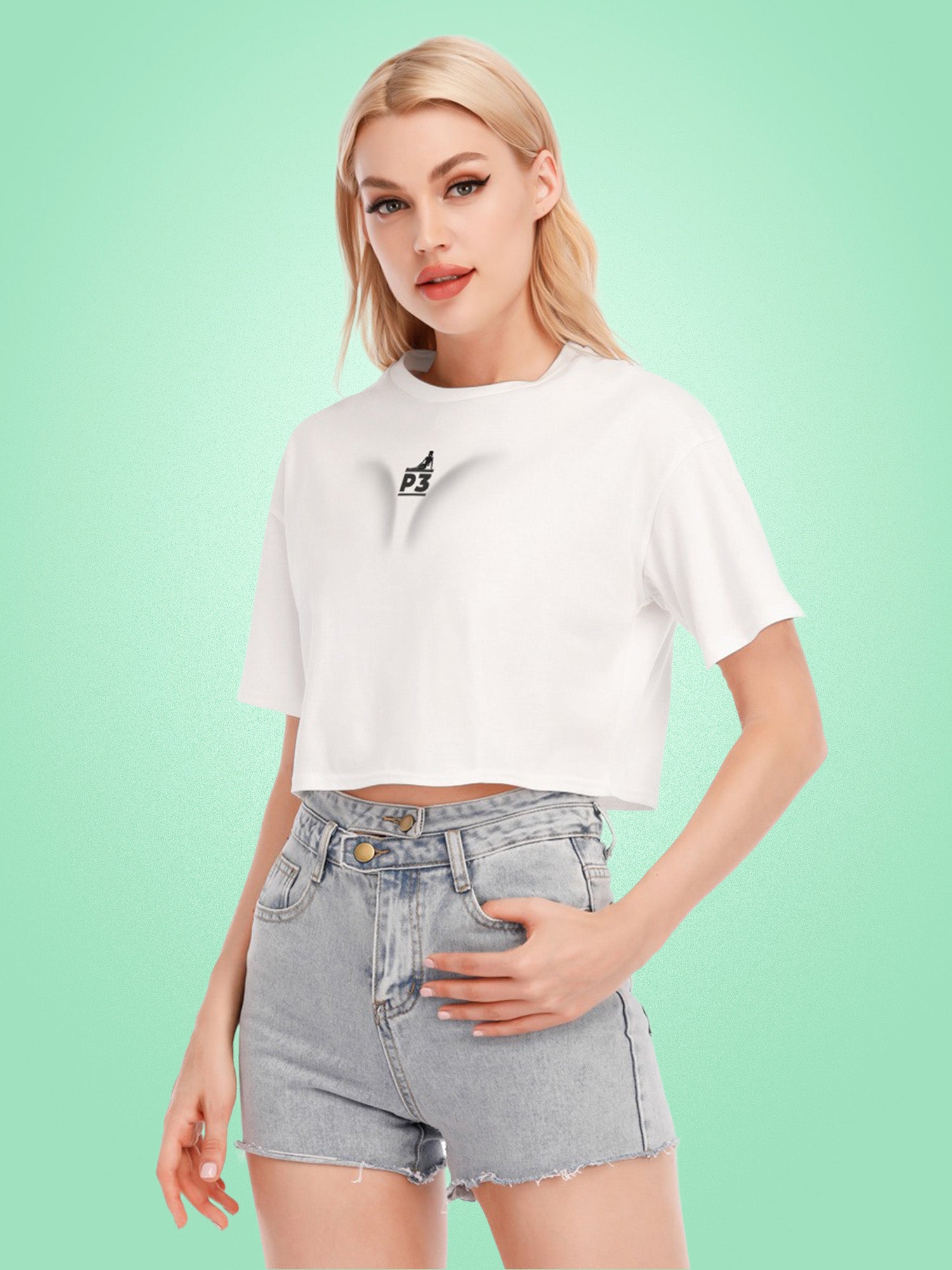 Paige Three - Contour Cropped Tee