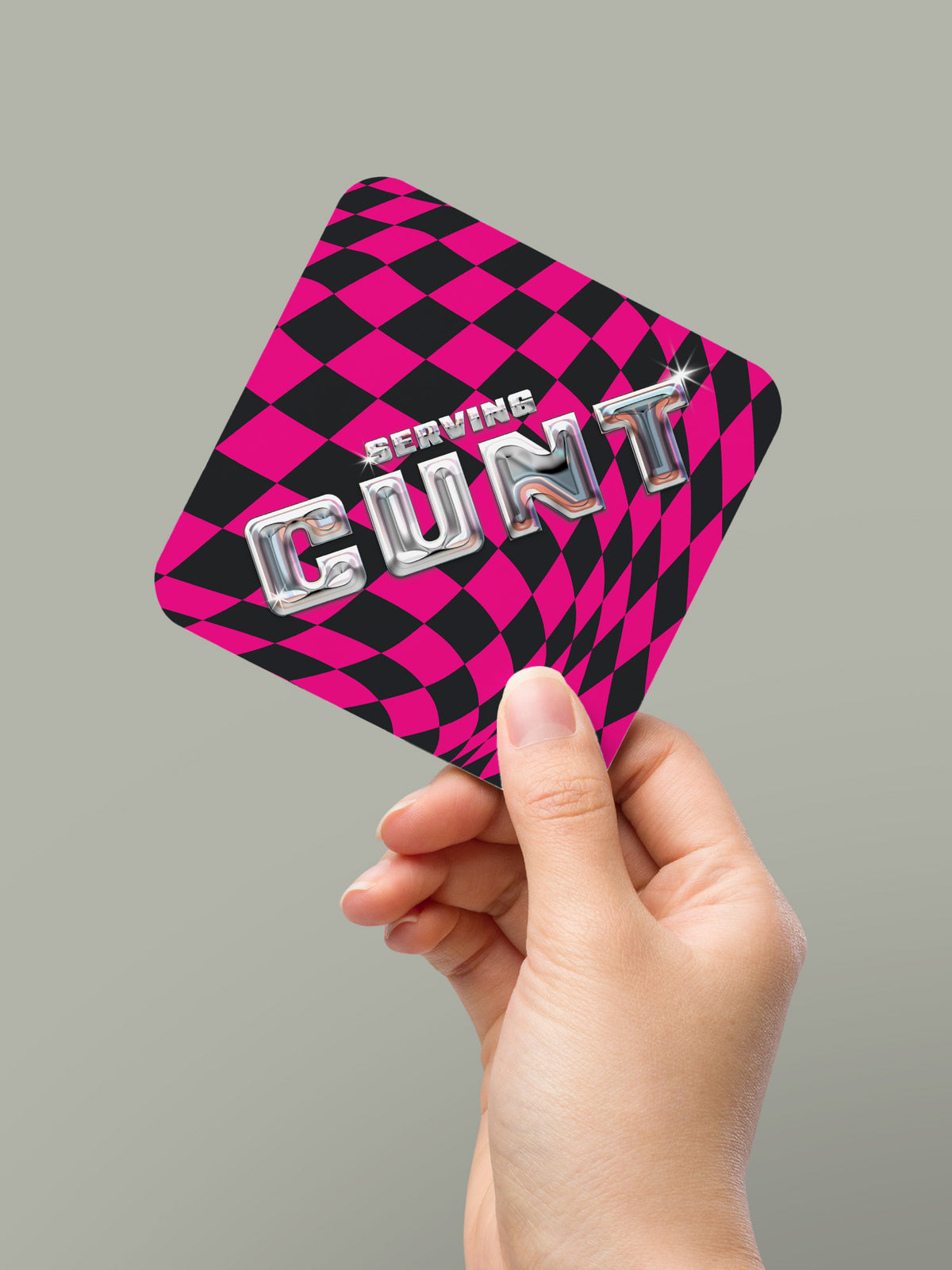Serving Cunt Coaster