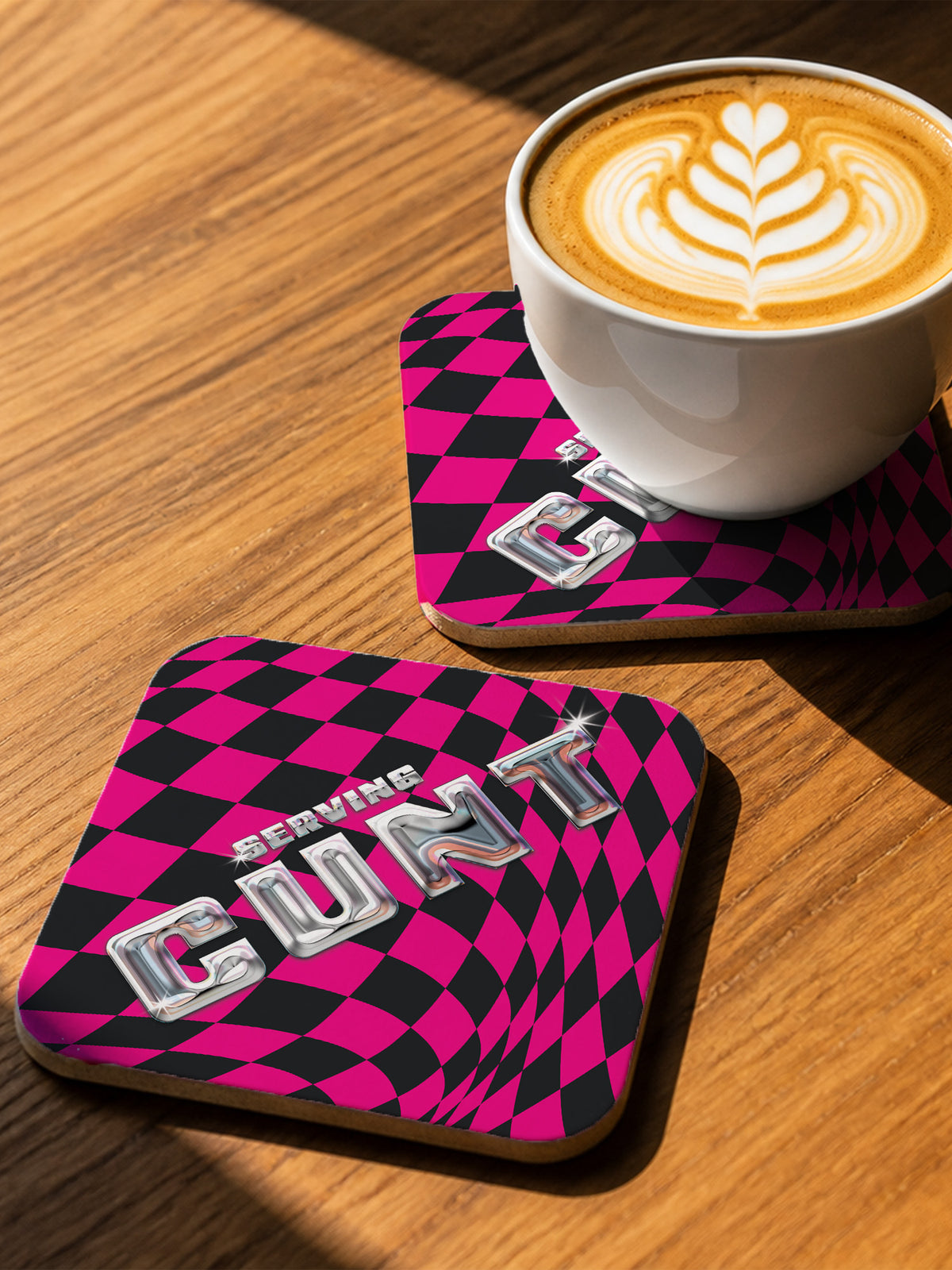 Serving Cunt Coaster