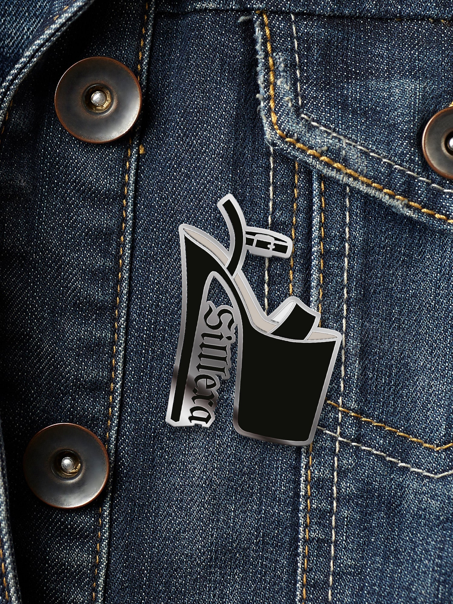 Silllexa Diction - Black Pump Pin