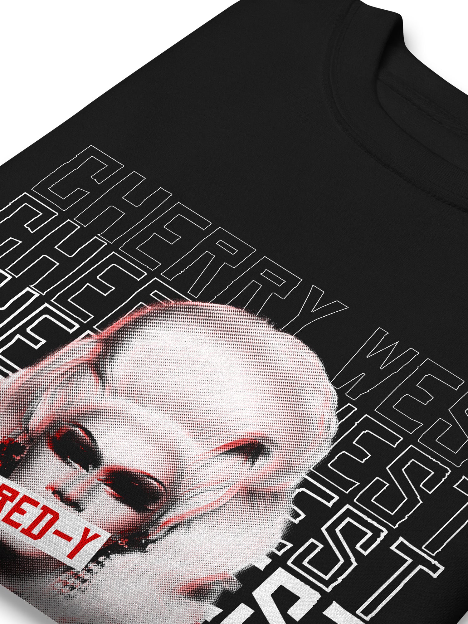 Cherry West - Red-y Down Sweatshirt