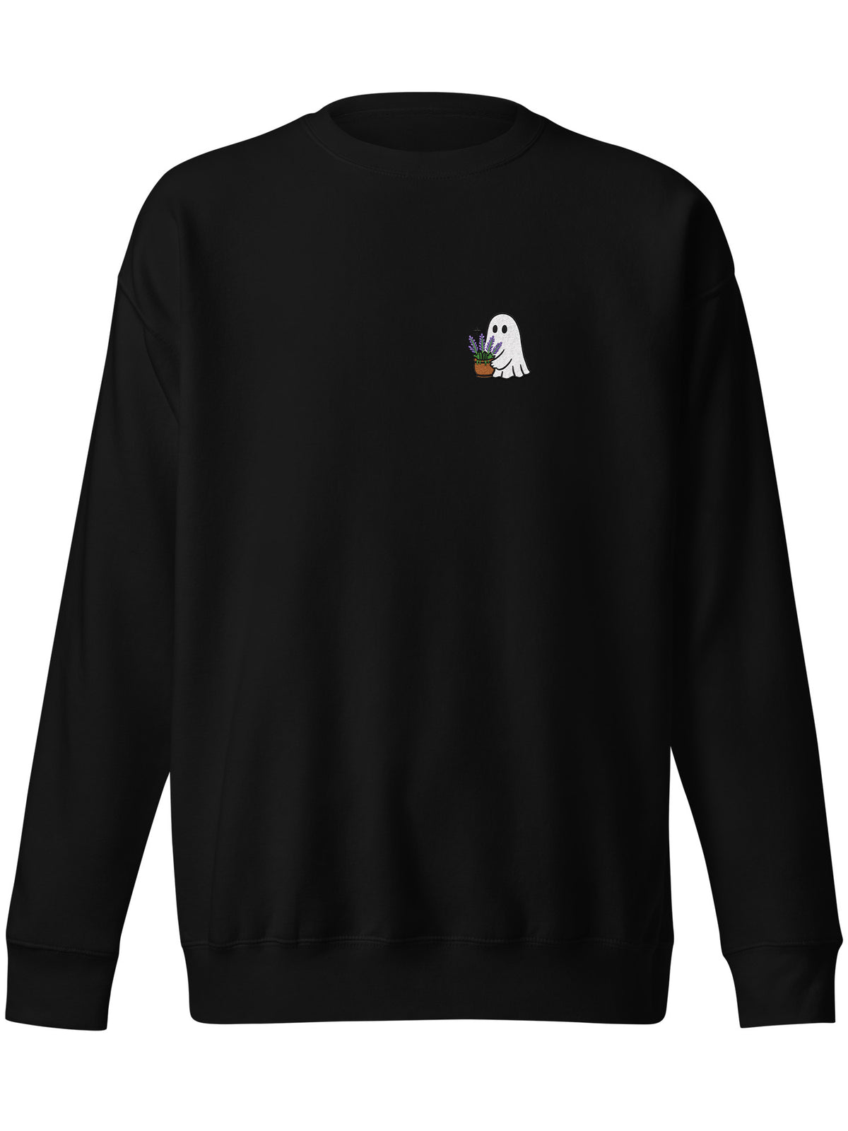 Lavender Ghost Embroidered Sweatshirt, photo 5