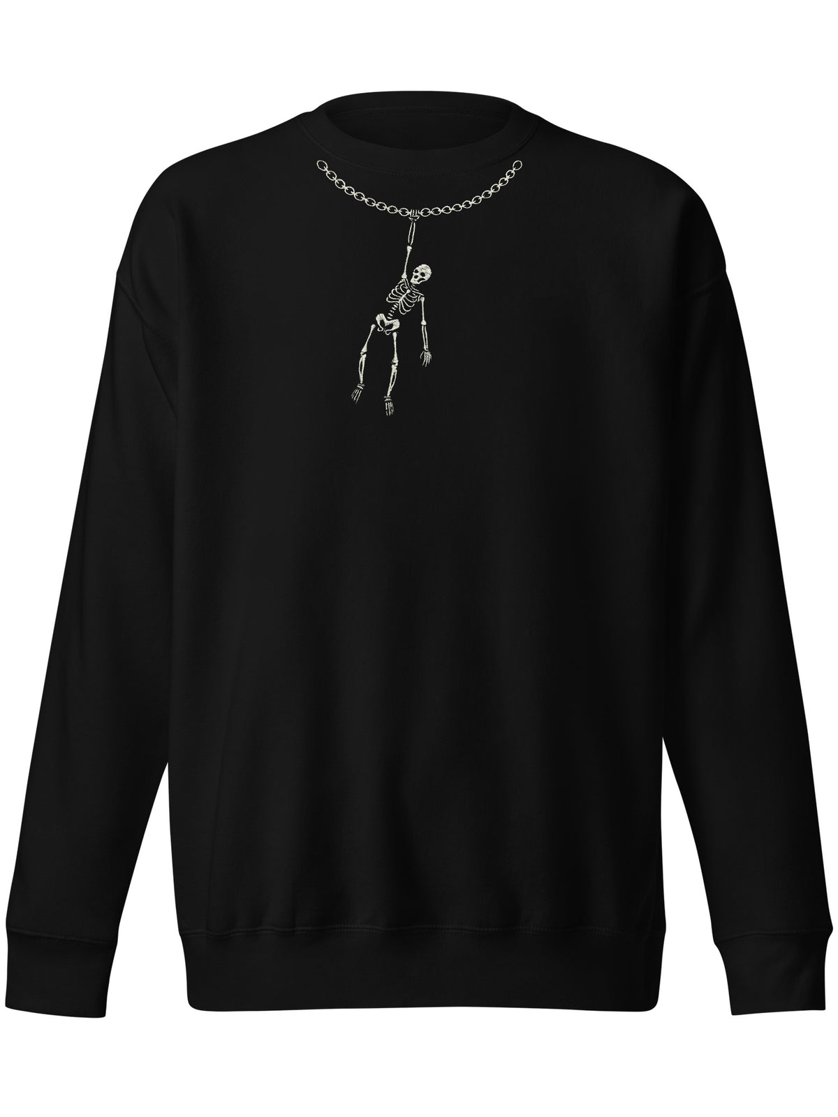 Skeleton Chain Embroidered Sweatshirt, photo 2