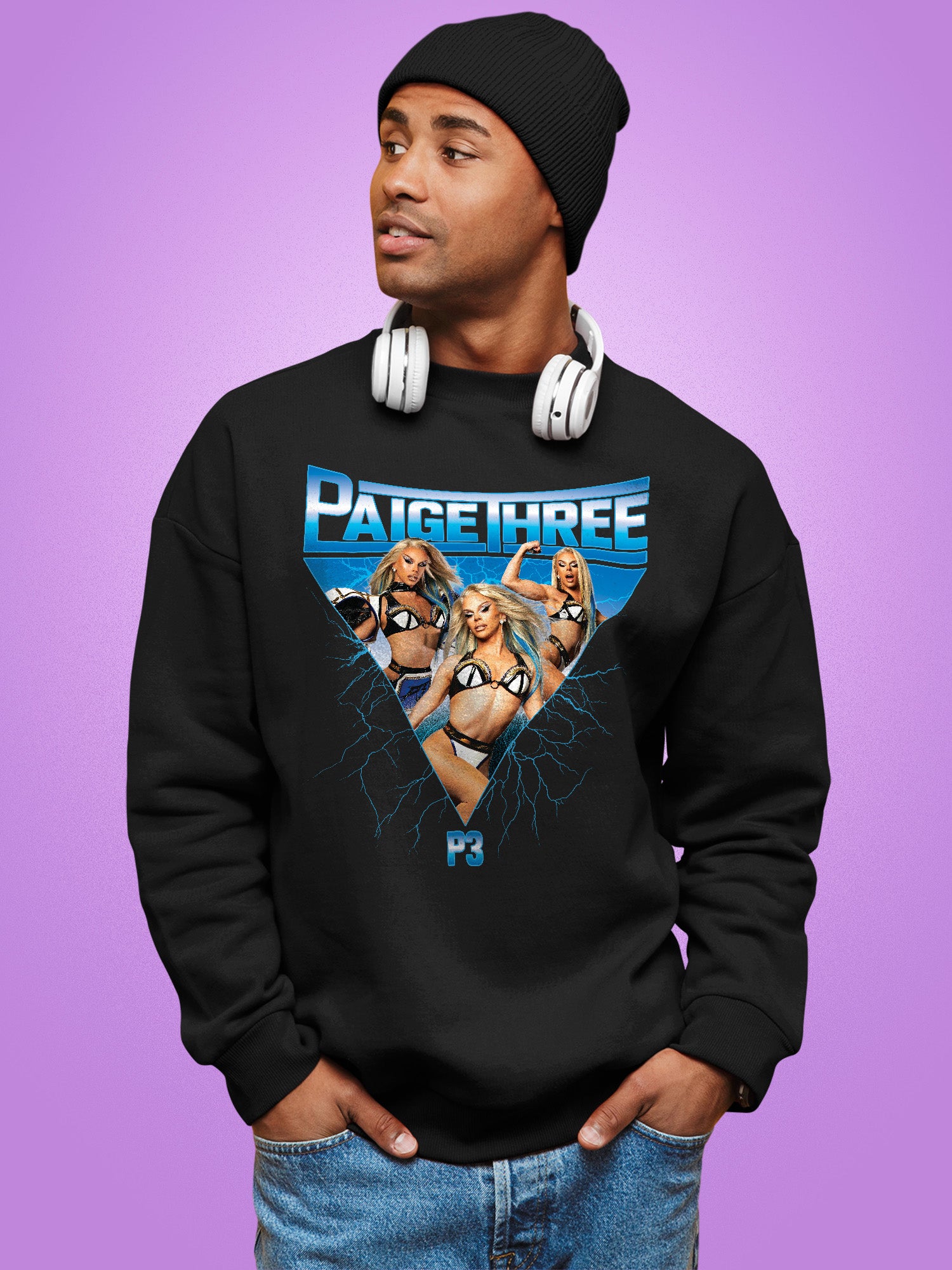 Paige Three - Wrestling Sweatshirt