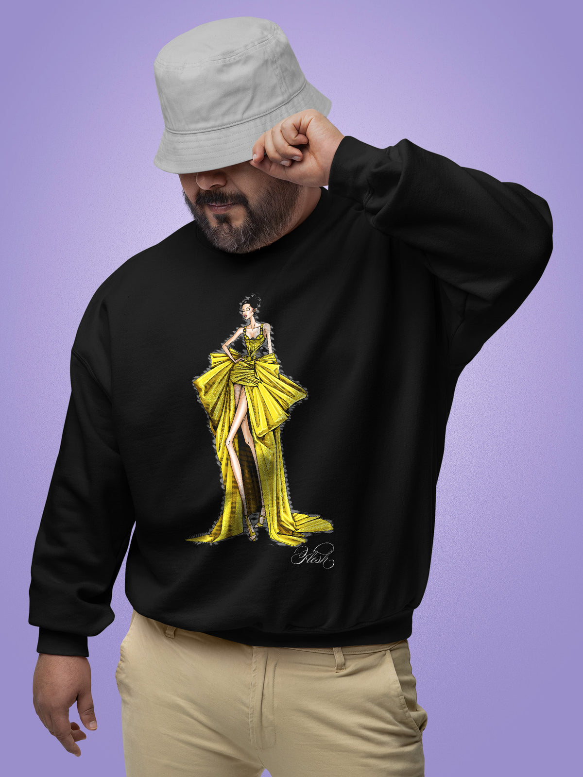 Flesh - Meet The Queens Fashion Sweatshirt