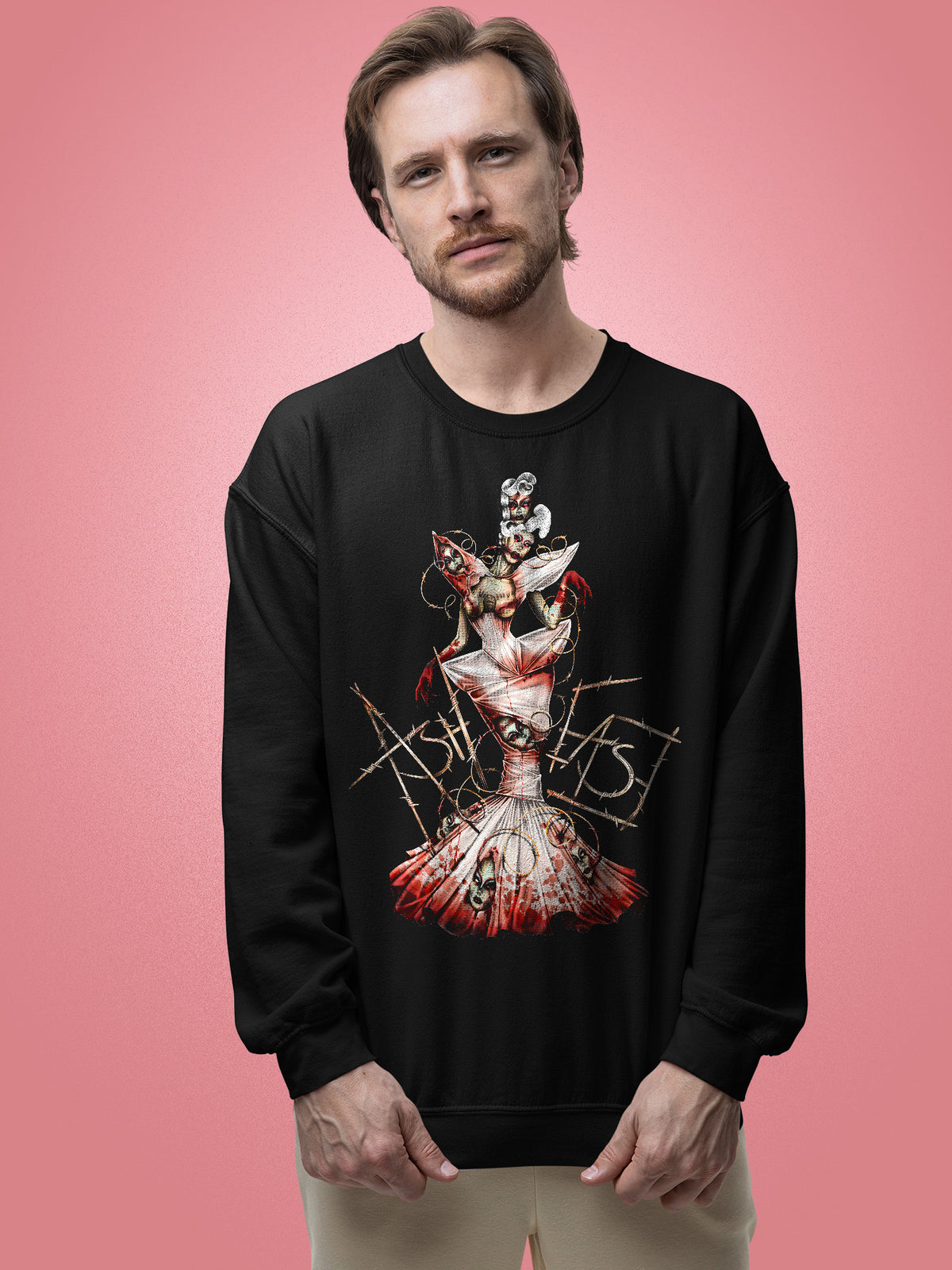 Ash Ease Barbwire Sweatshirt, official Ash Ease merch