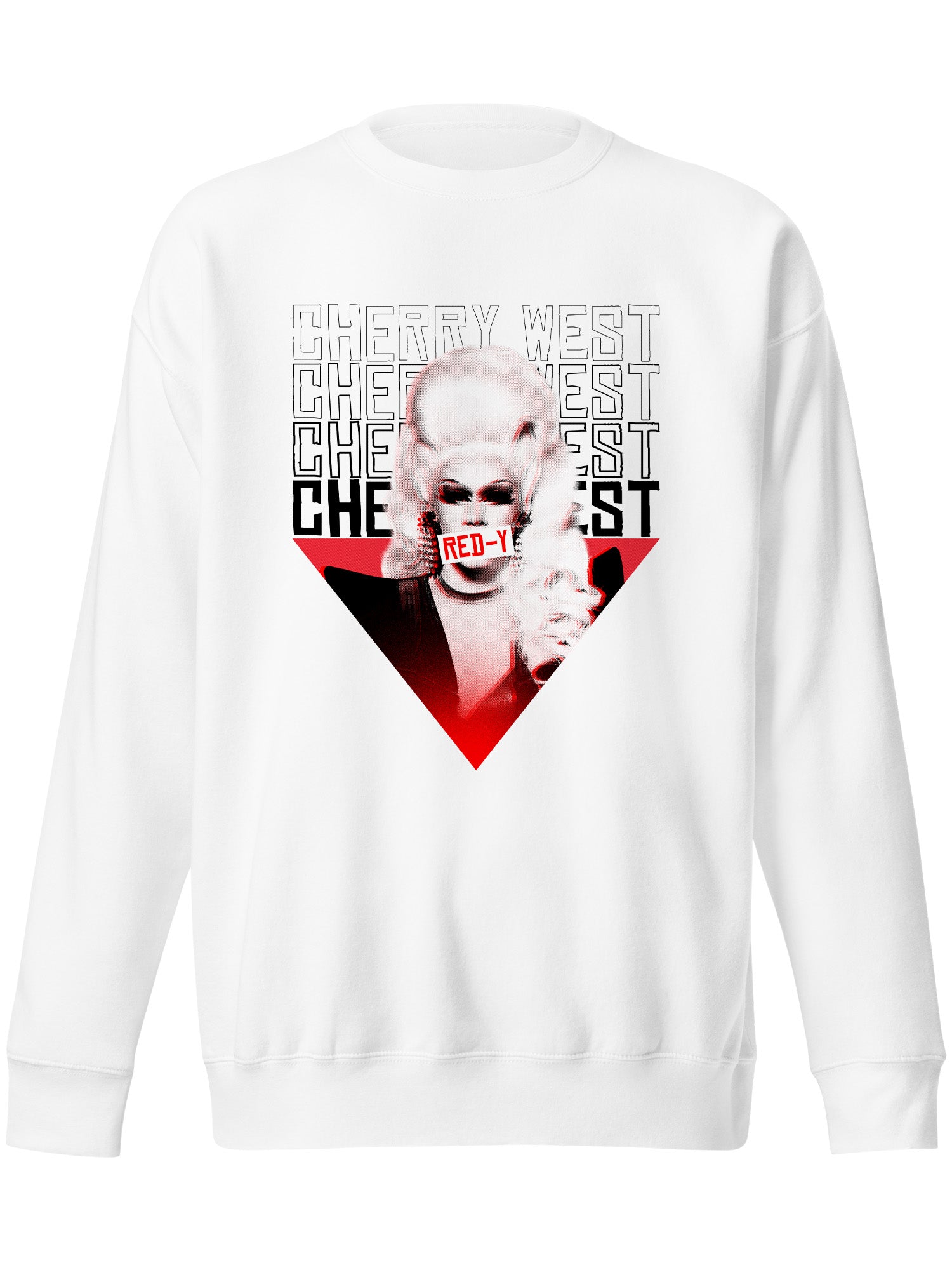 Cherry West - Red-y Down Sweatshirt