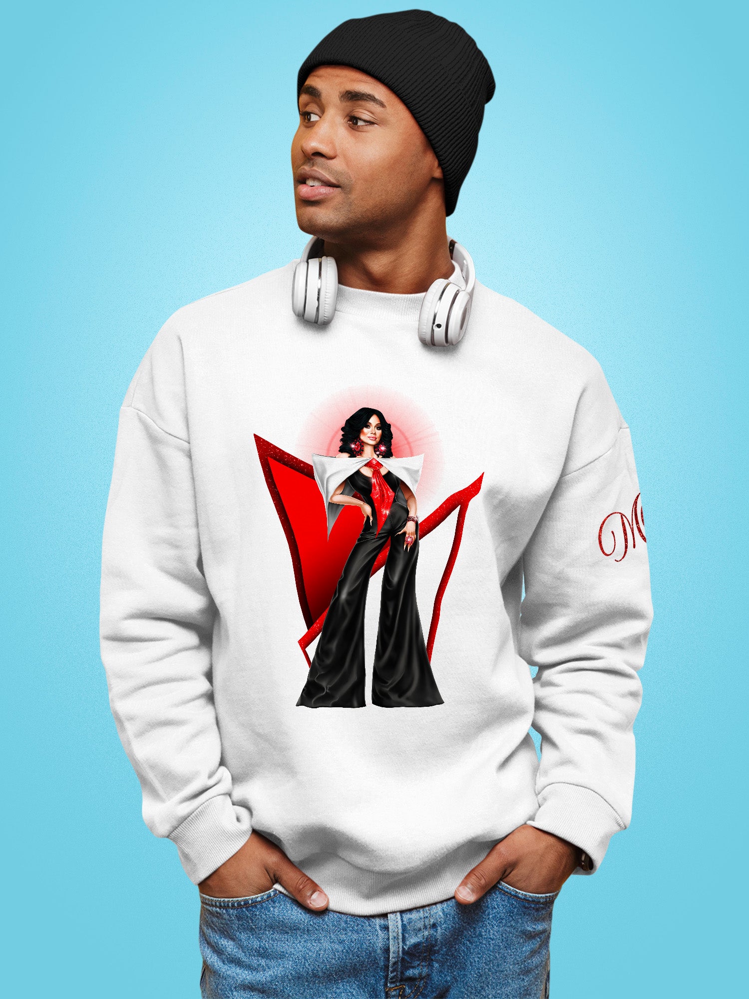 Mariah Balenciaga - Meet The VS Illustration Sweatshirt