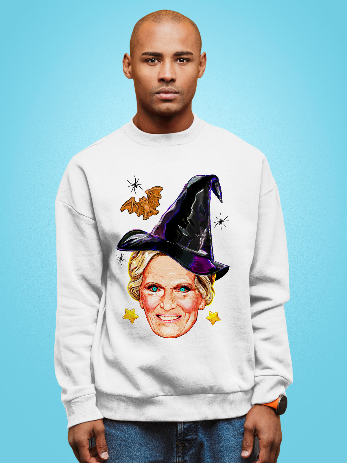 Jock Mooney Scary Mary Sweatshirt, art by Jock Mooney