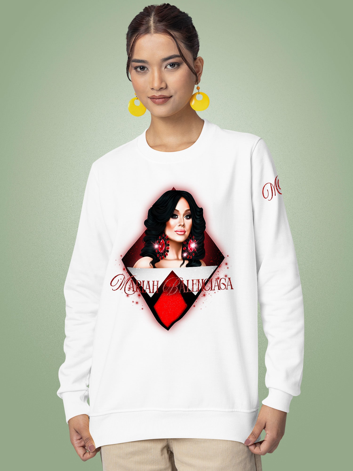 Mariah Balenciaga - Meet The VS Portrait Sweatshirt