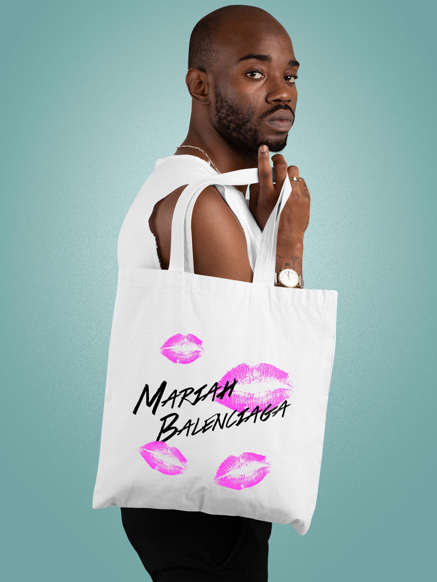 Mariah Balenciaga - Logo Tote Bag