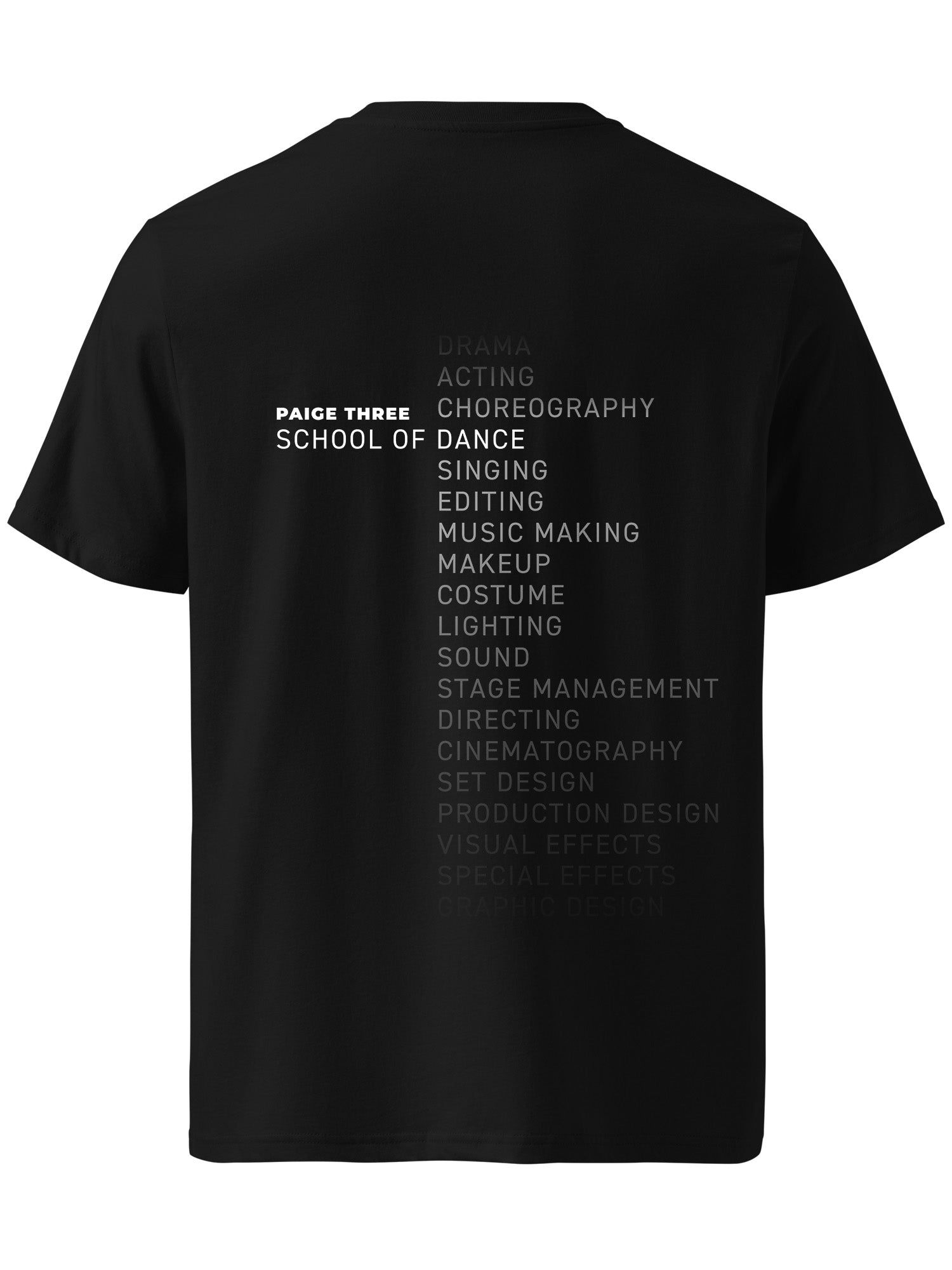 Paige Three - School Of Dance T-shirt