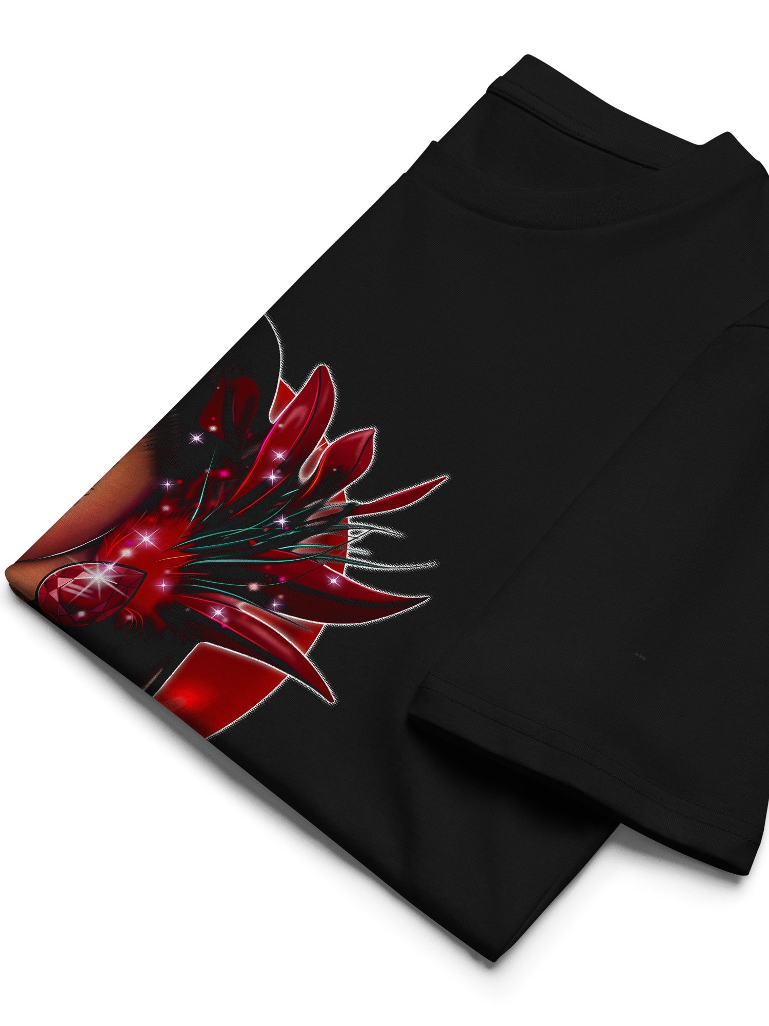 Mariah Balenciaga - Red Illustration T-Shirt