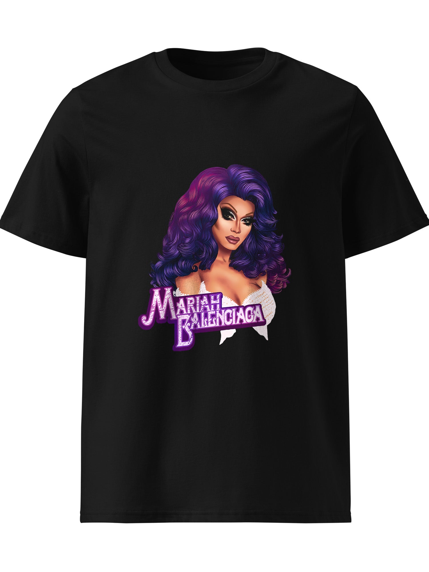 Mariah Balenciaga - Purple-Shirt