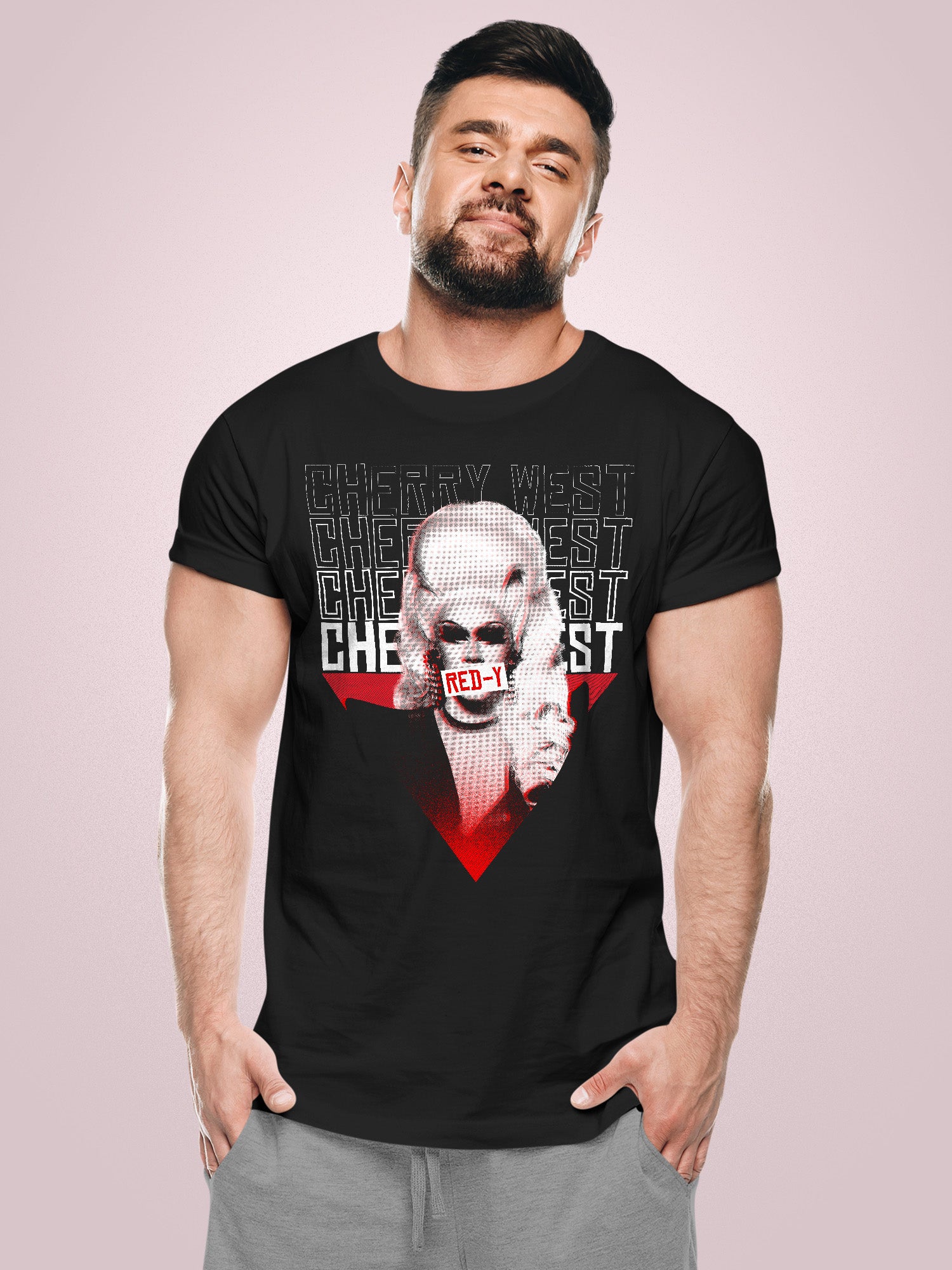 Cherry West - Red-y Down T-shirt