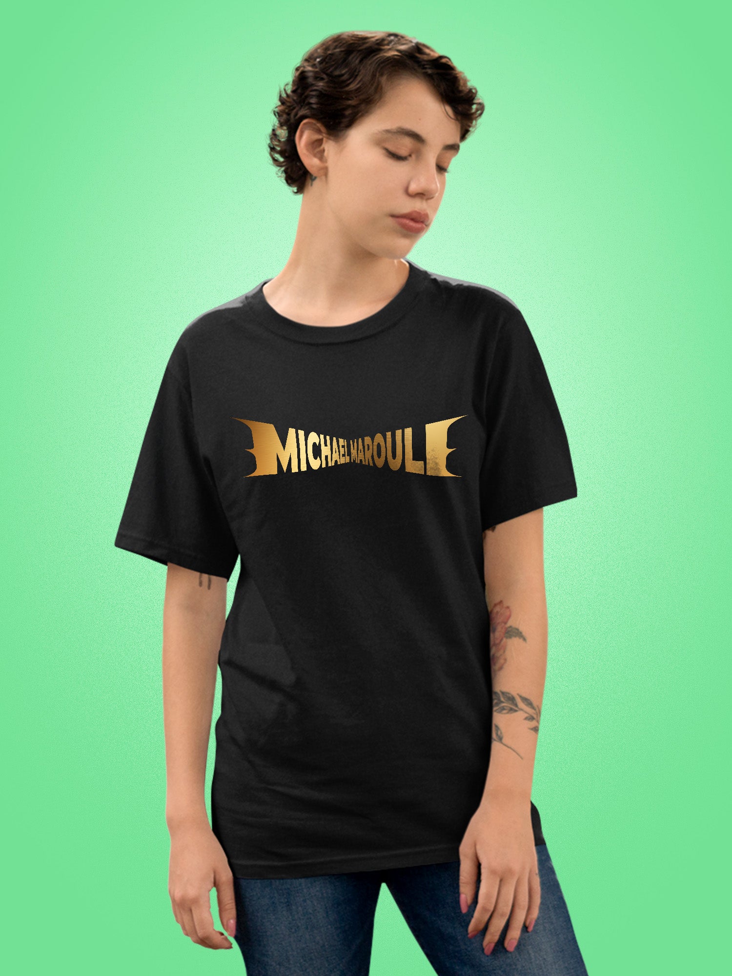 Michael Marouli - Gold Logo T-Shirt