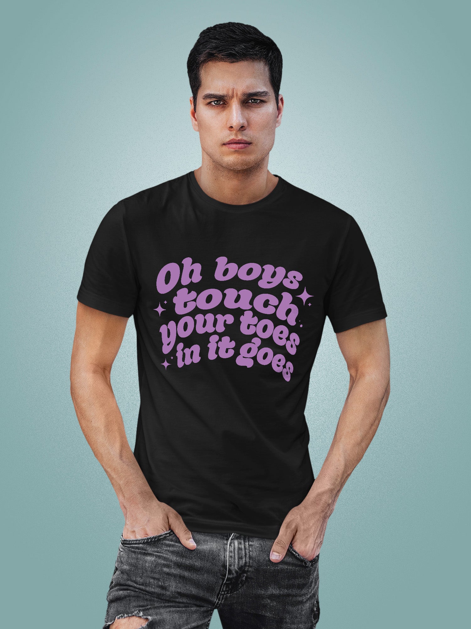 KY Kelly - Oh Boys Touch Your Toes In It Goes T-shirt