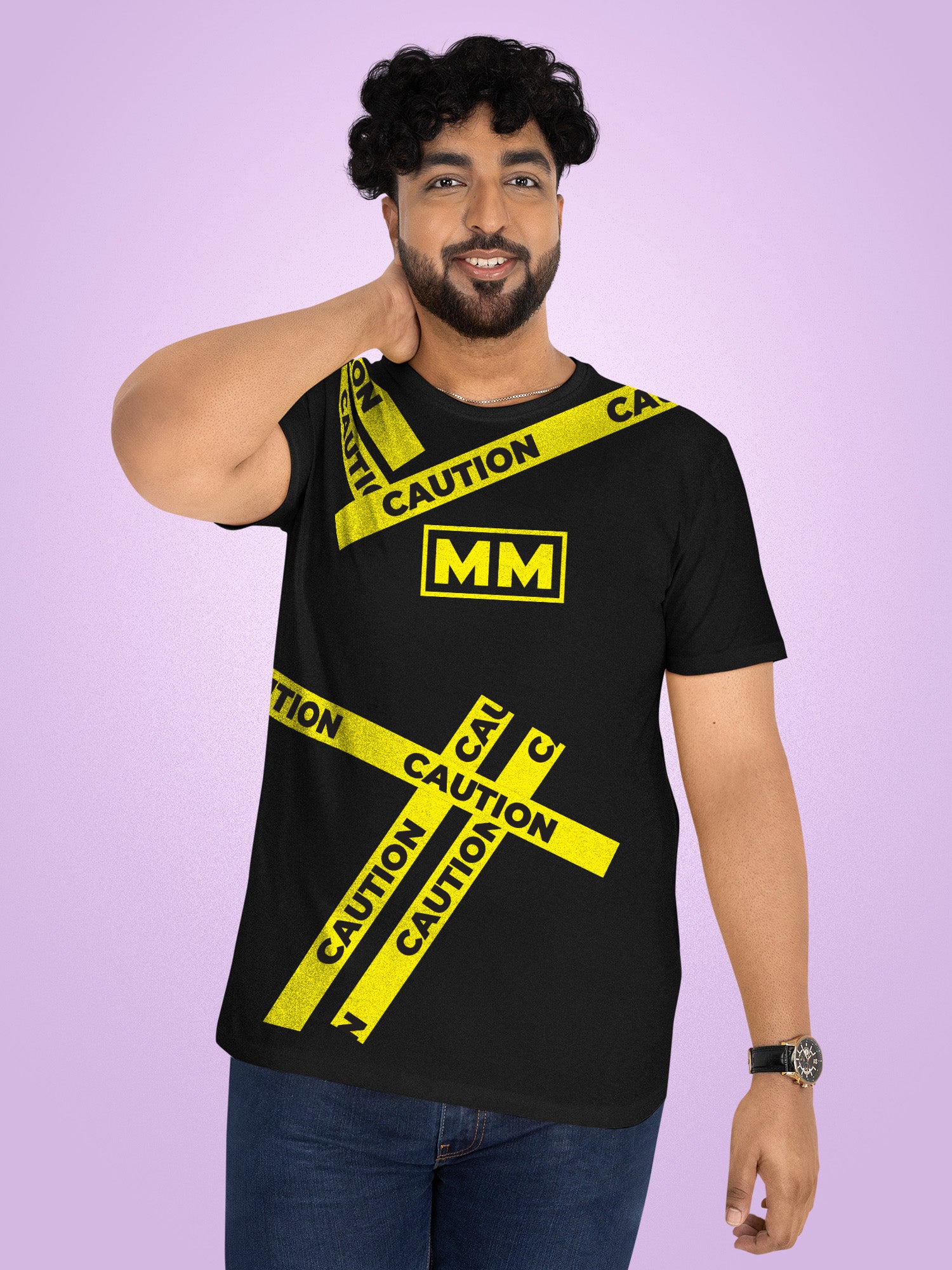 Michael Marouli - Caution Tape T-Shirt