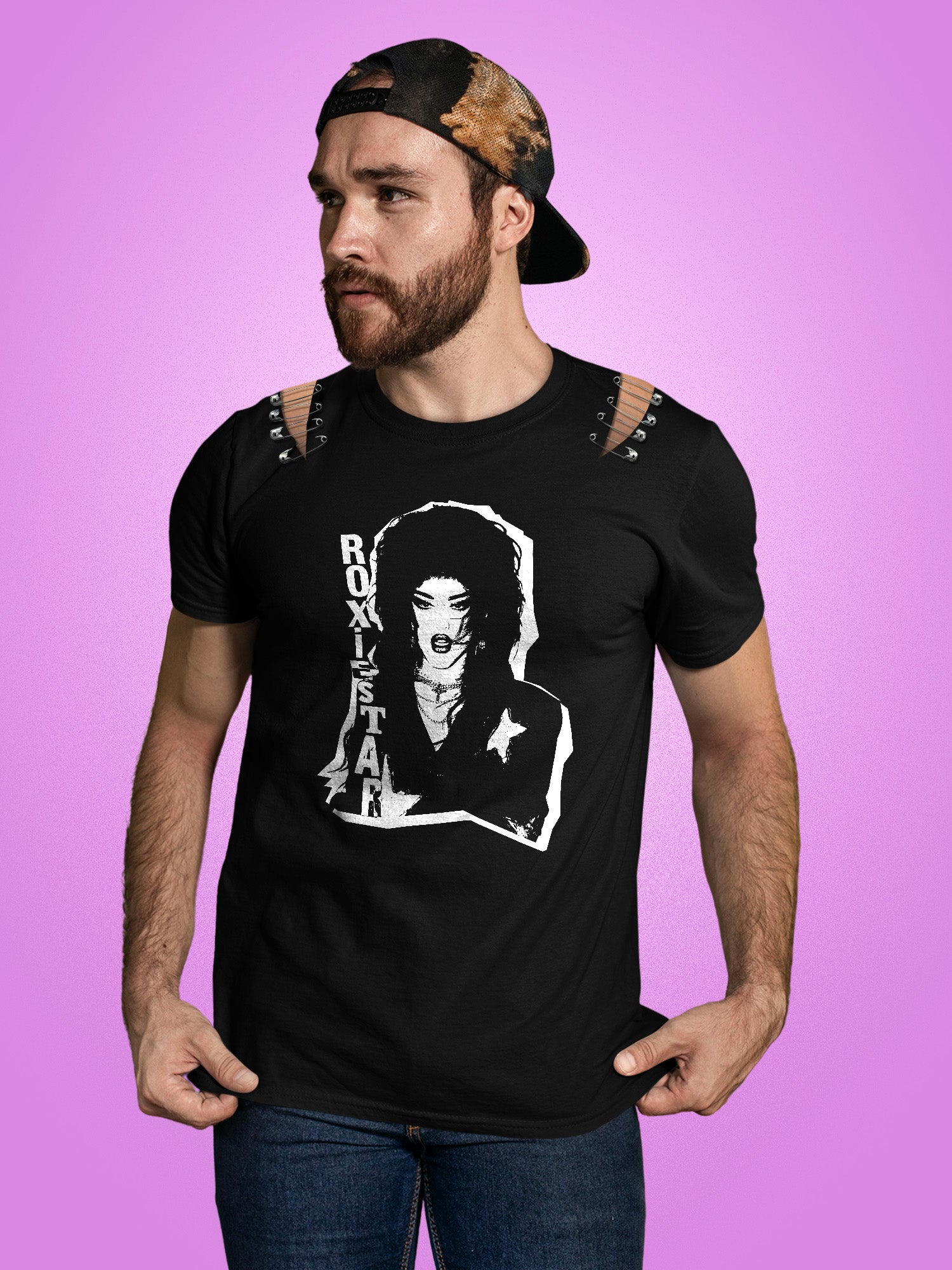 Roxie Star - Safety Pins T-shirt