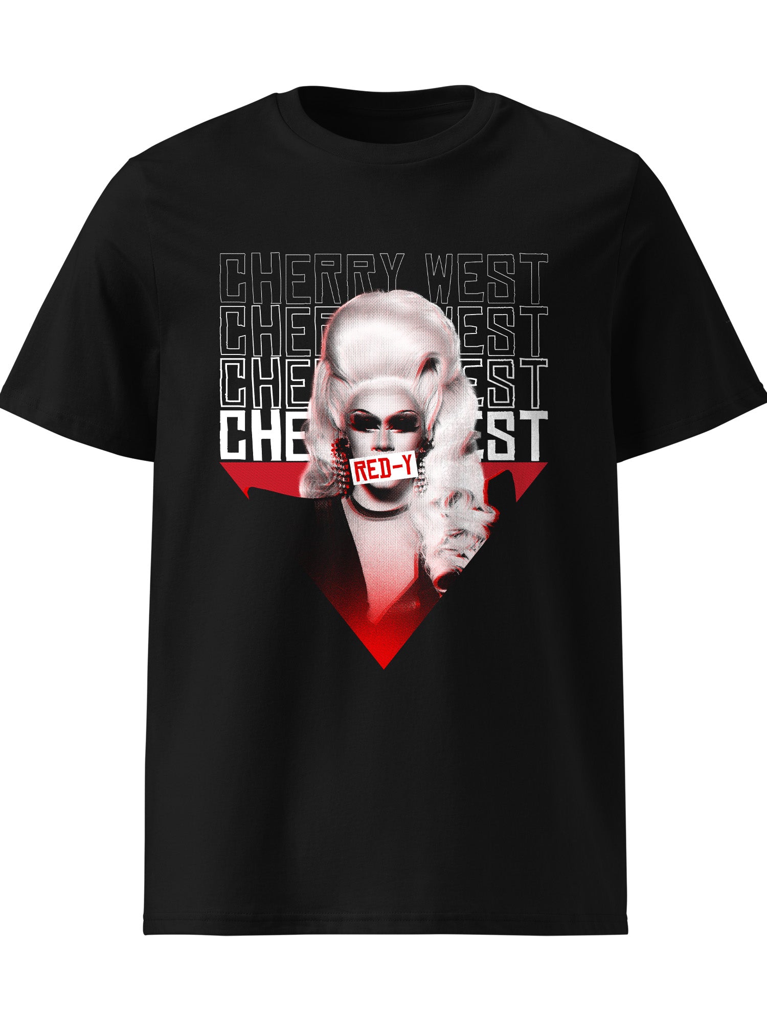 Cherry West - Red-y Down T-shirt