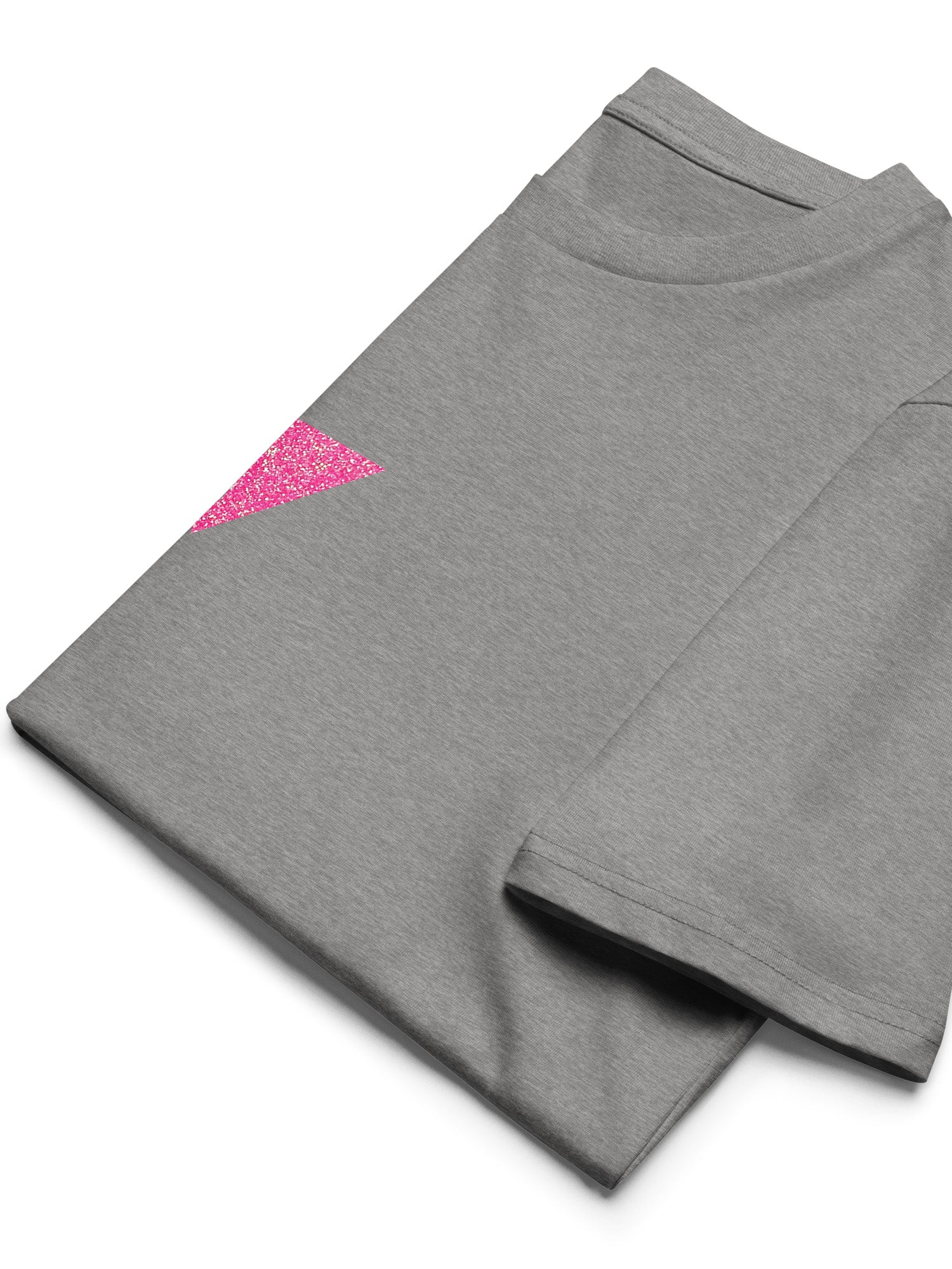 Pink Glitter Triangle T-shirt