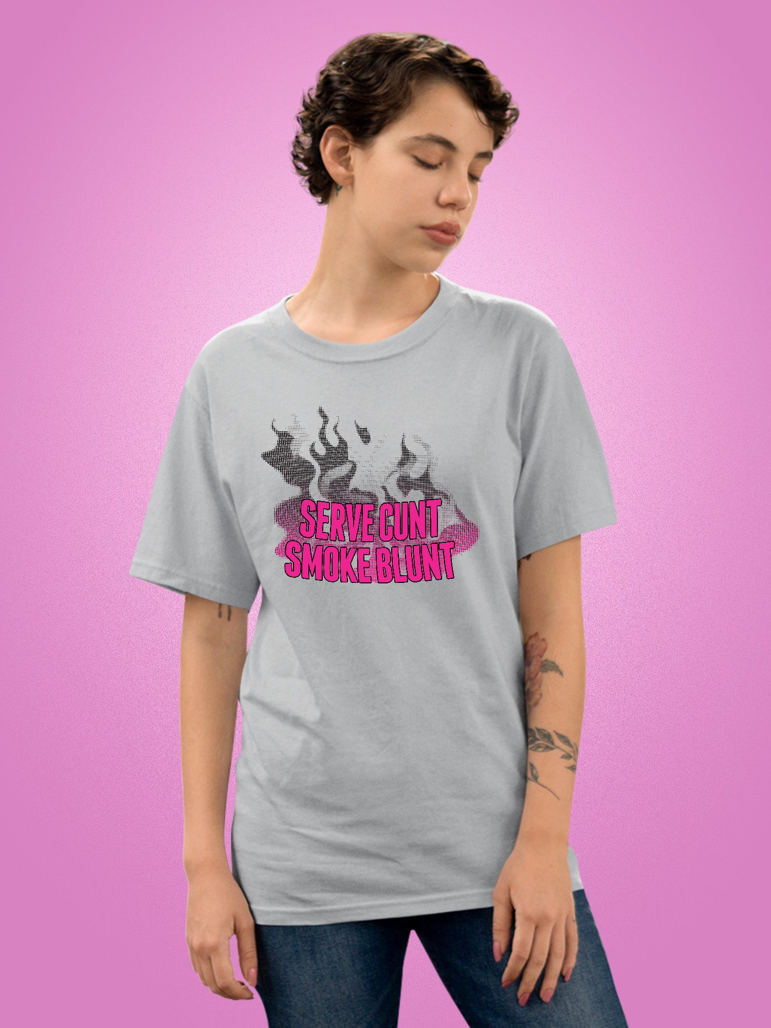 Serve Cunt Smoke Blunt T-shirt