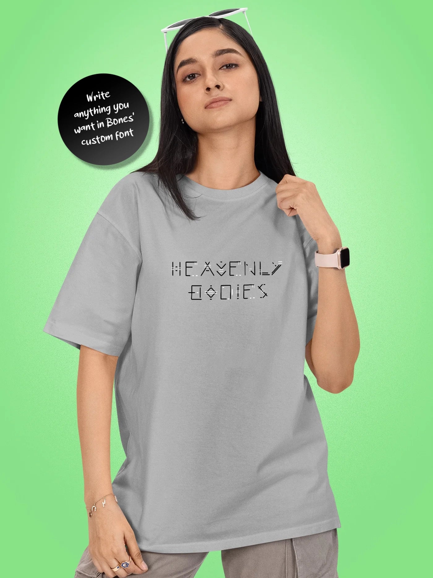 Bones - Alphabet Personalised T-shirt