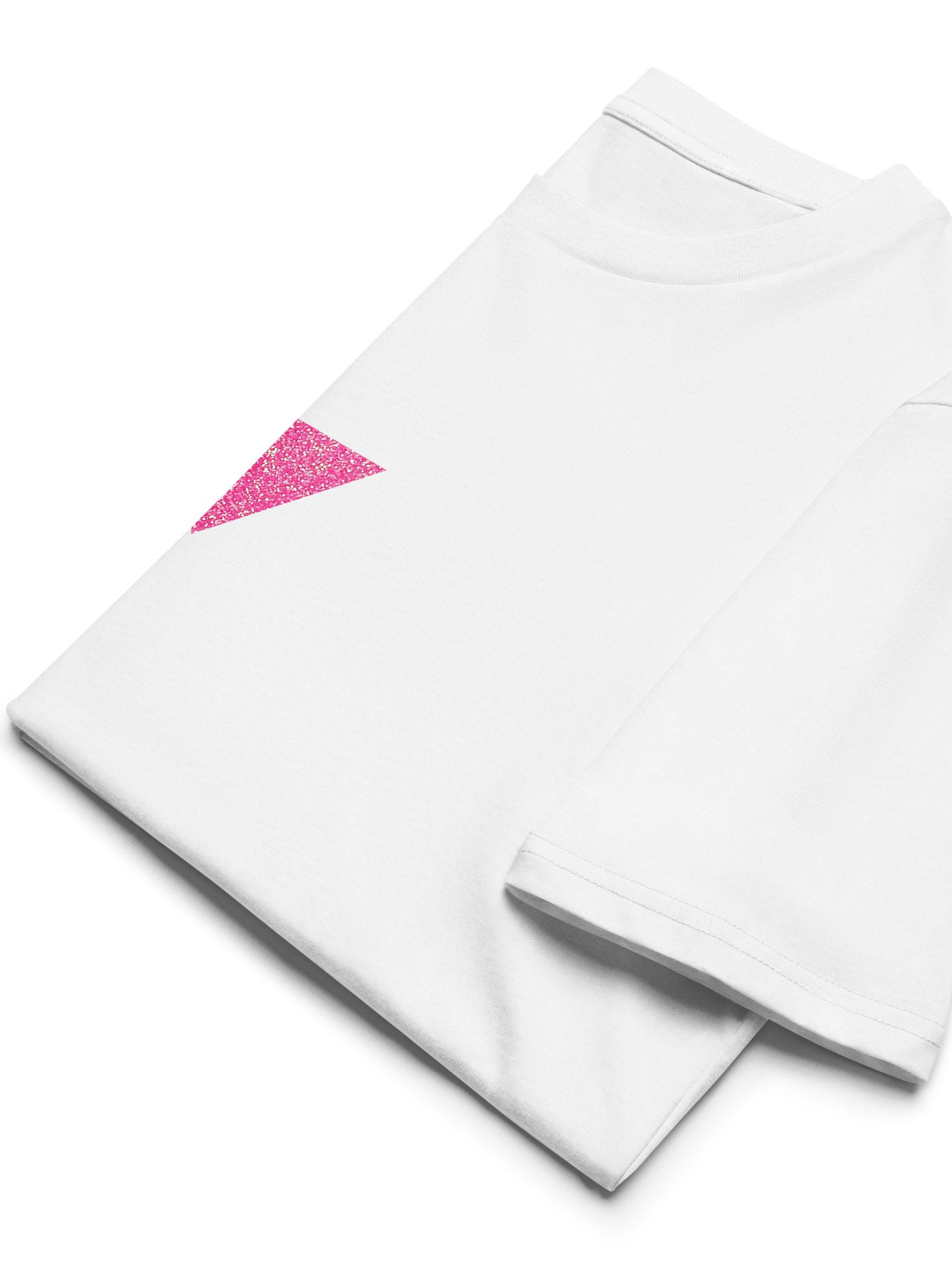 Pink Glitter Triangle T-shirt