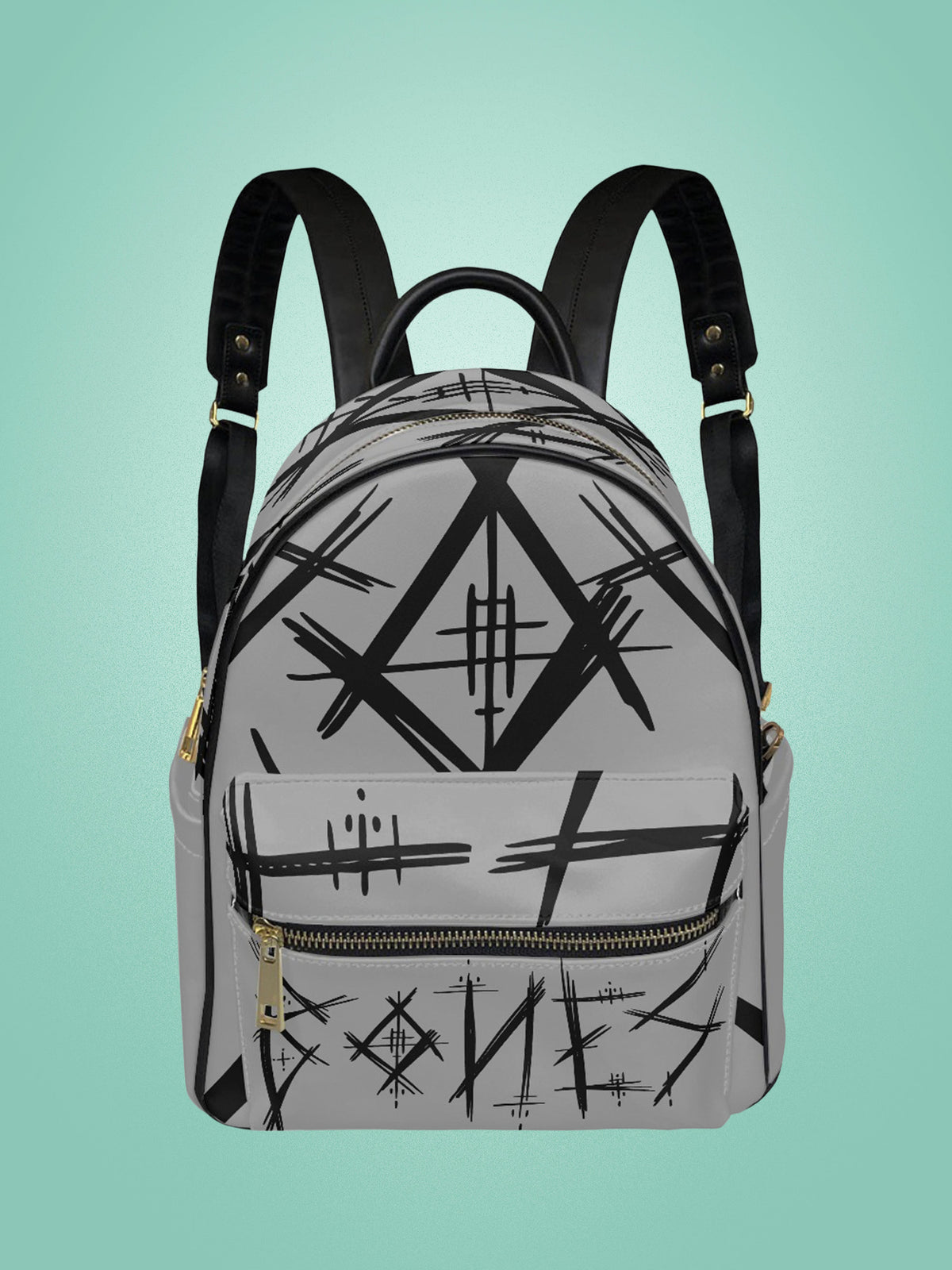 COPY - Geometric BackPack Luminous Geometric Backpack | Geo Bags Official main image 3