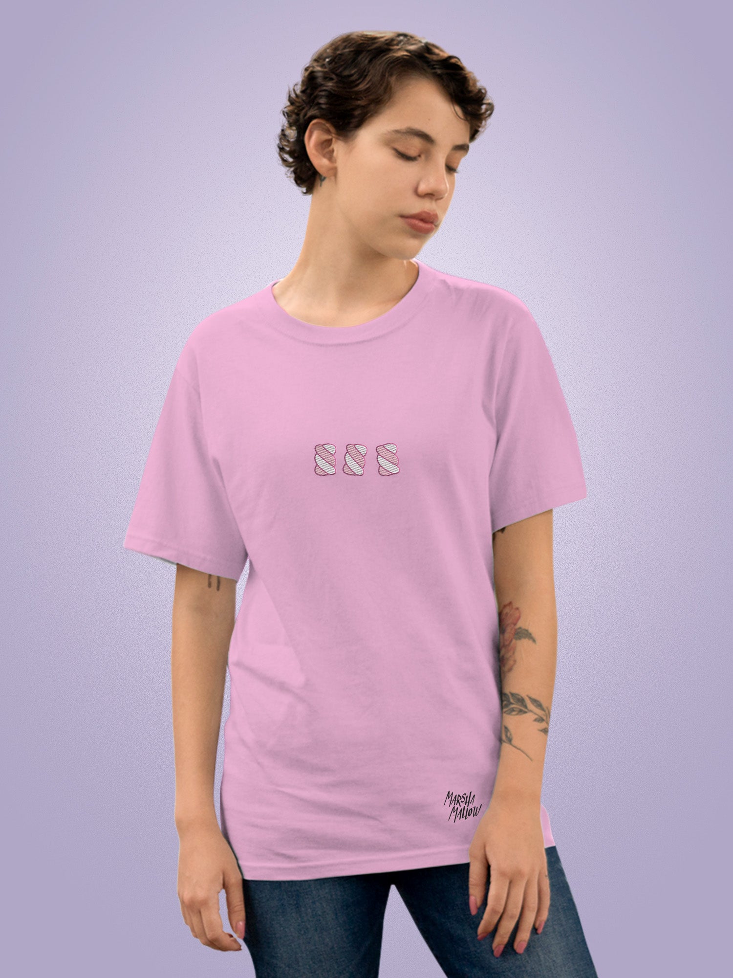Marsha Mallow - Flumps Embroidered T-Shirt