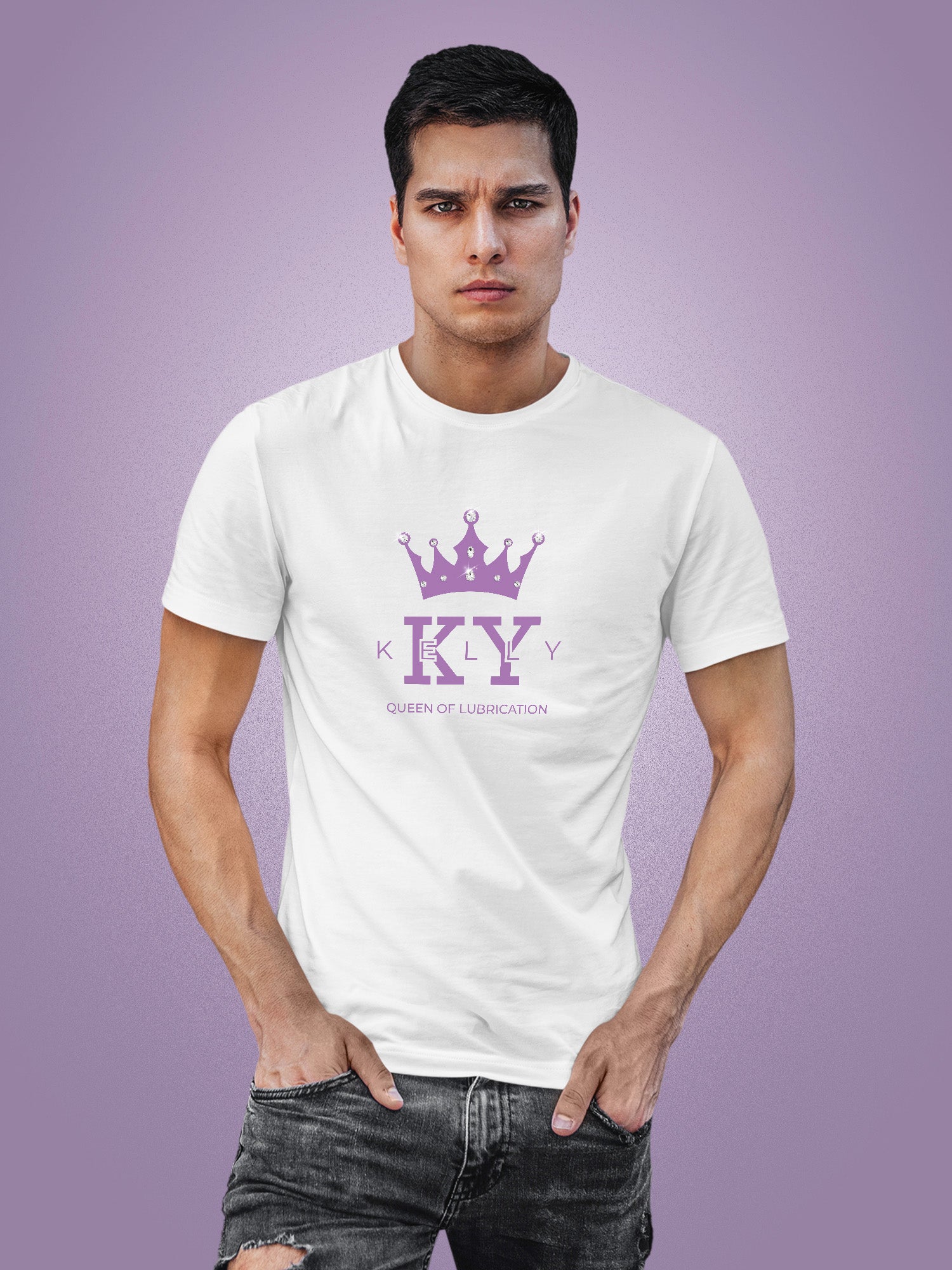 KY Kelly - Queen of Lubrication T-shirt