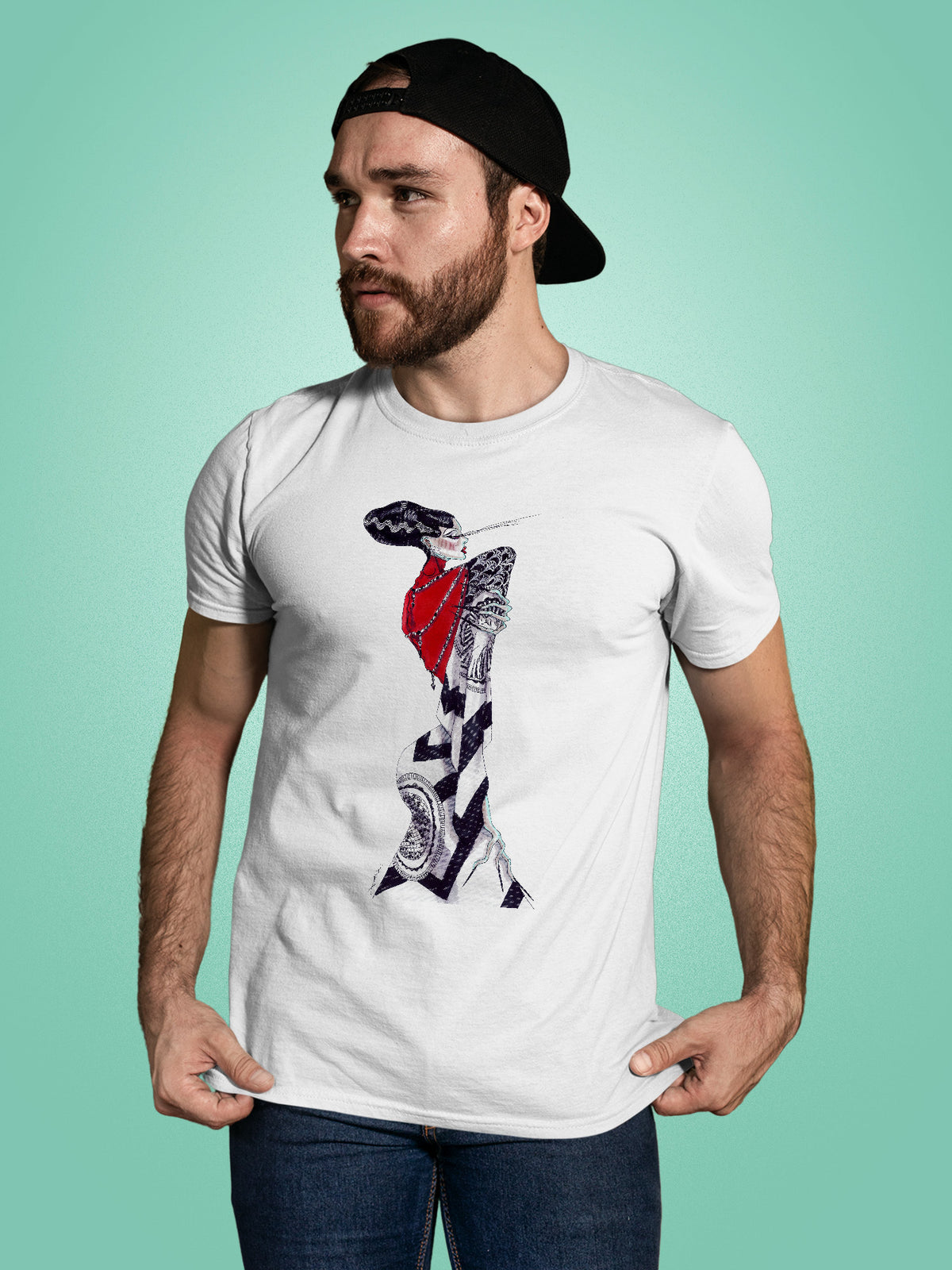 Flesh - RU R YA Illustration T-shirt