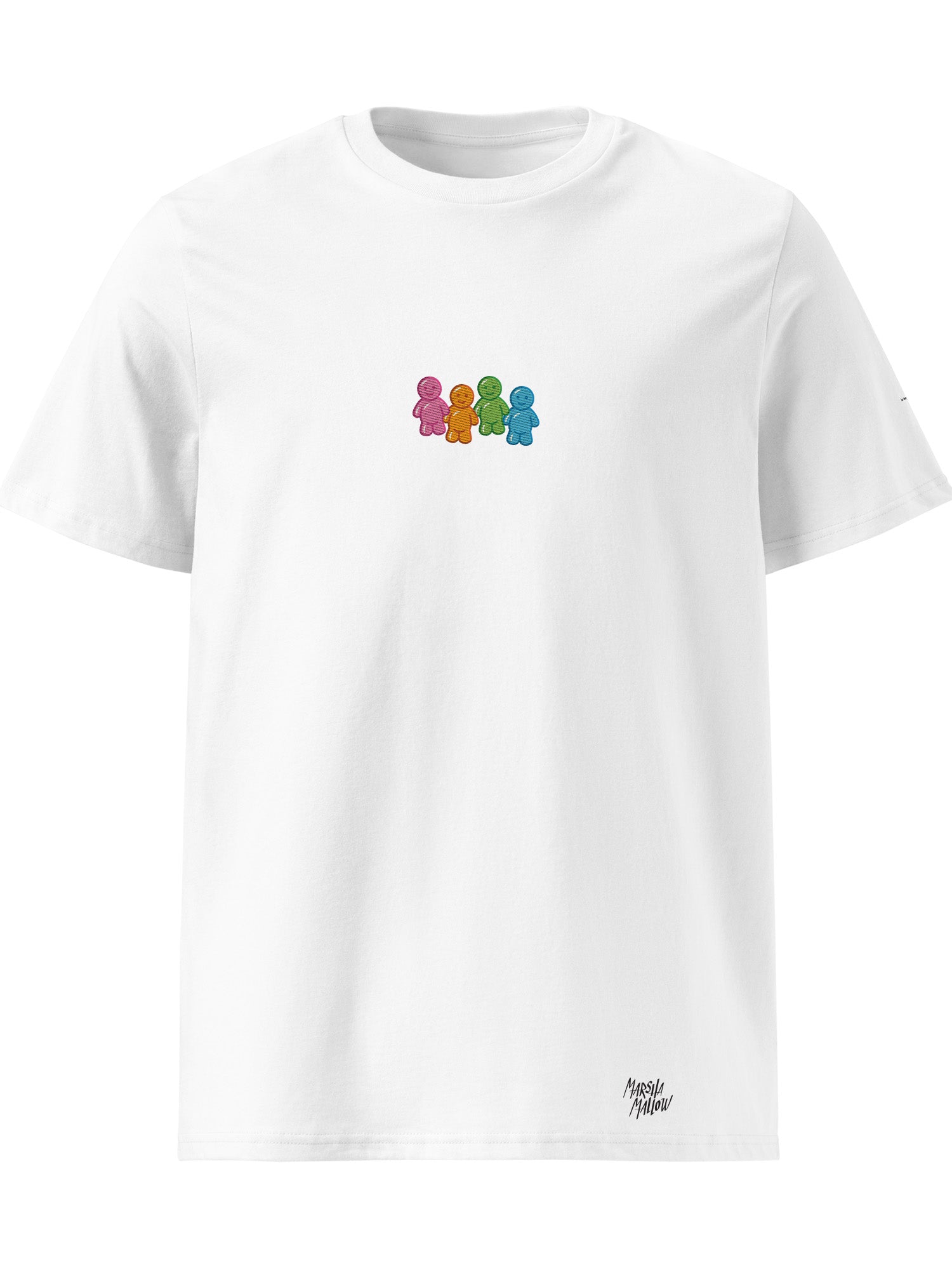 Marsha Mallow - Jelly Babies Embroidered T-Shirt