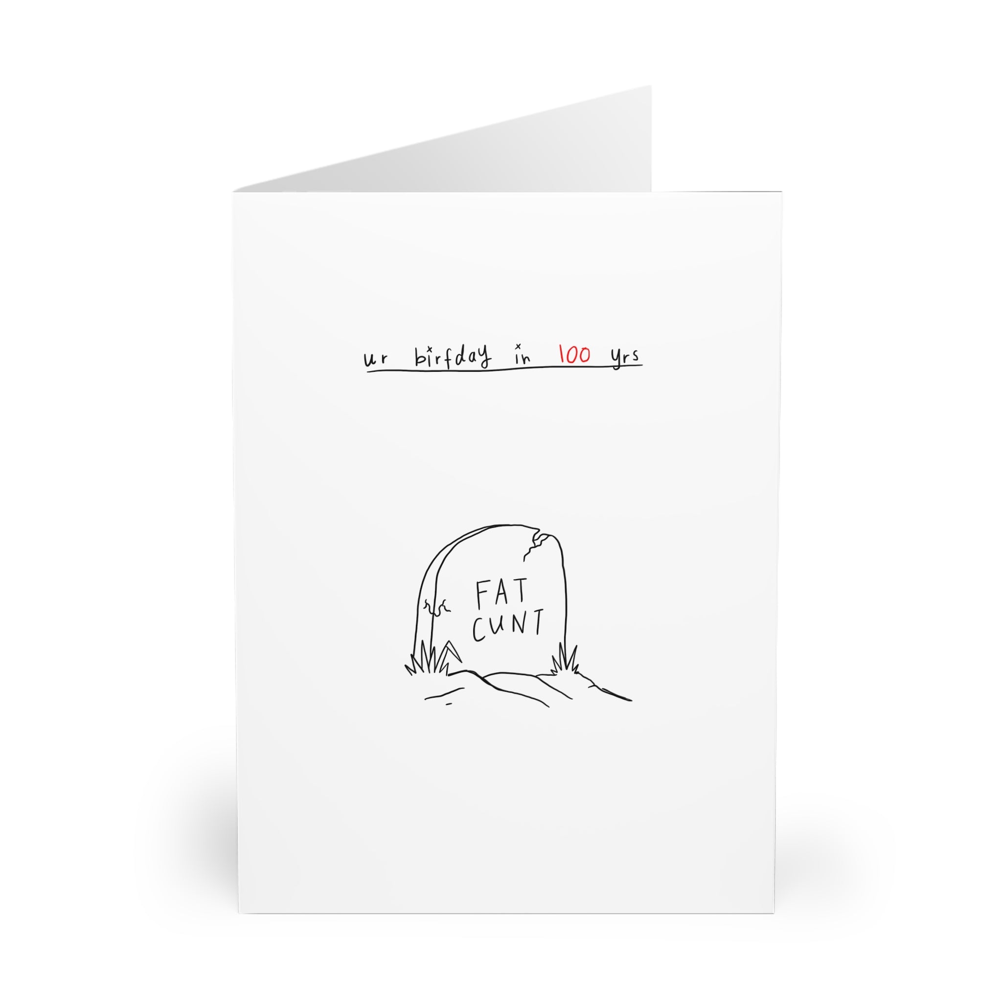 ursogay - Fat Cunt Card