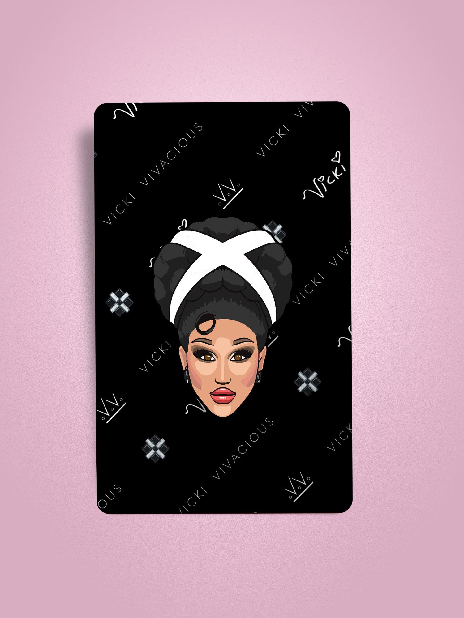 Vicki Vivacious - Cornish Icon Face Pin