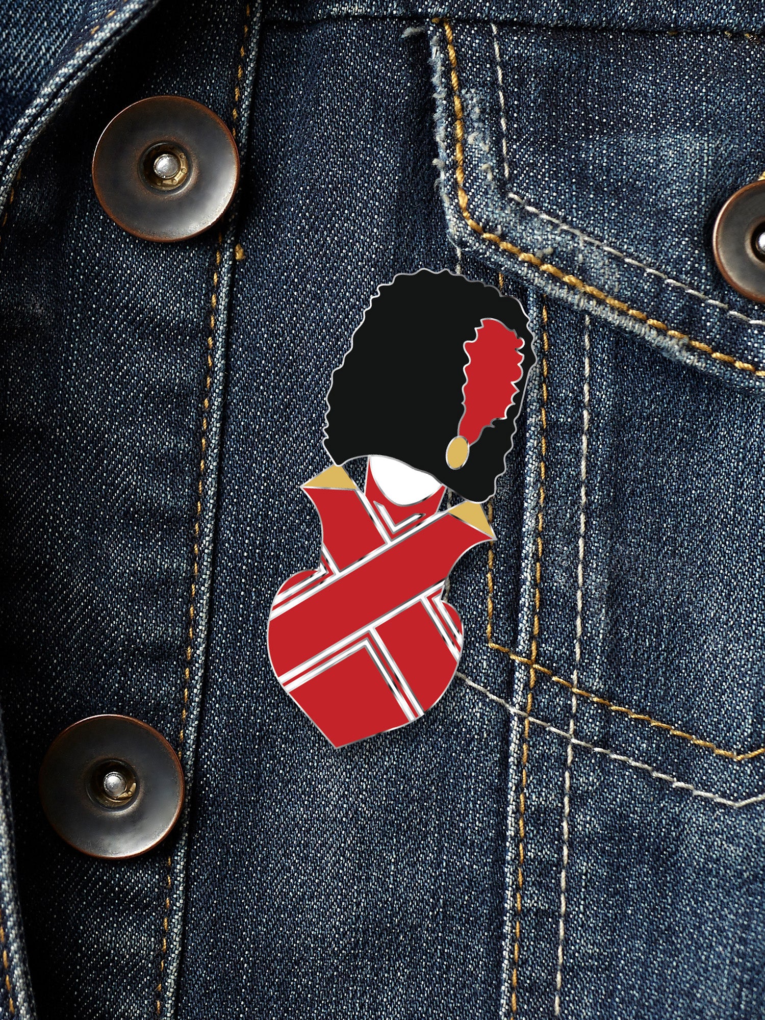 Vicki Vivacious - Guard Pin