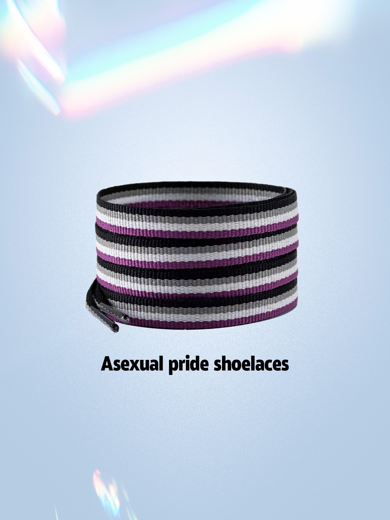 Asexual Pride Shoelaces