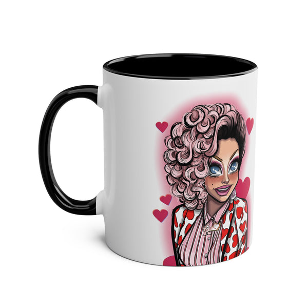 Holly Stars - Hearts Mug