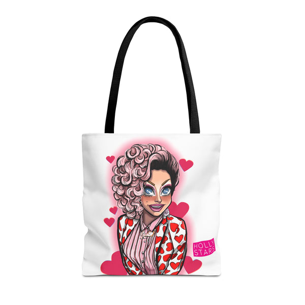 Holly Stars - Hearts Tote Bag