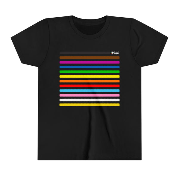 Cornwall Pride - Stripes Youth Short Sleeve Tee