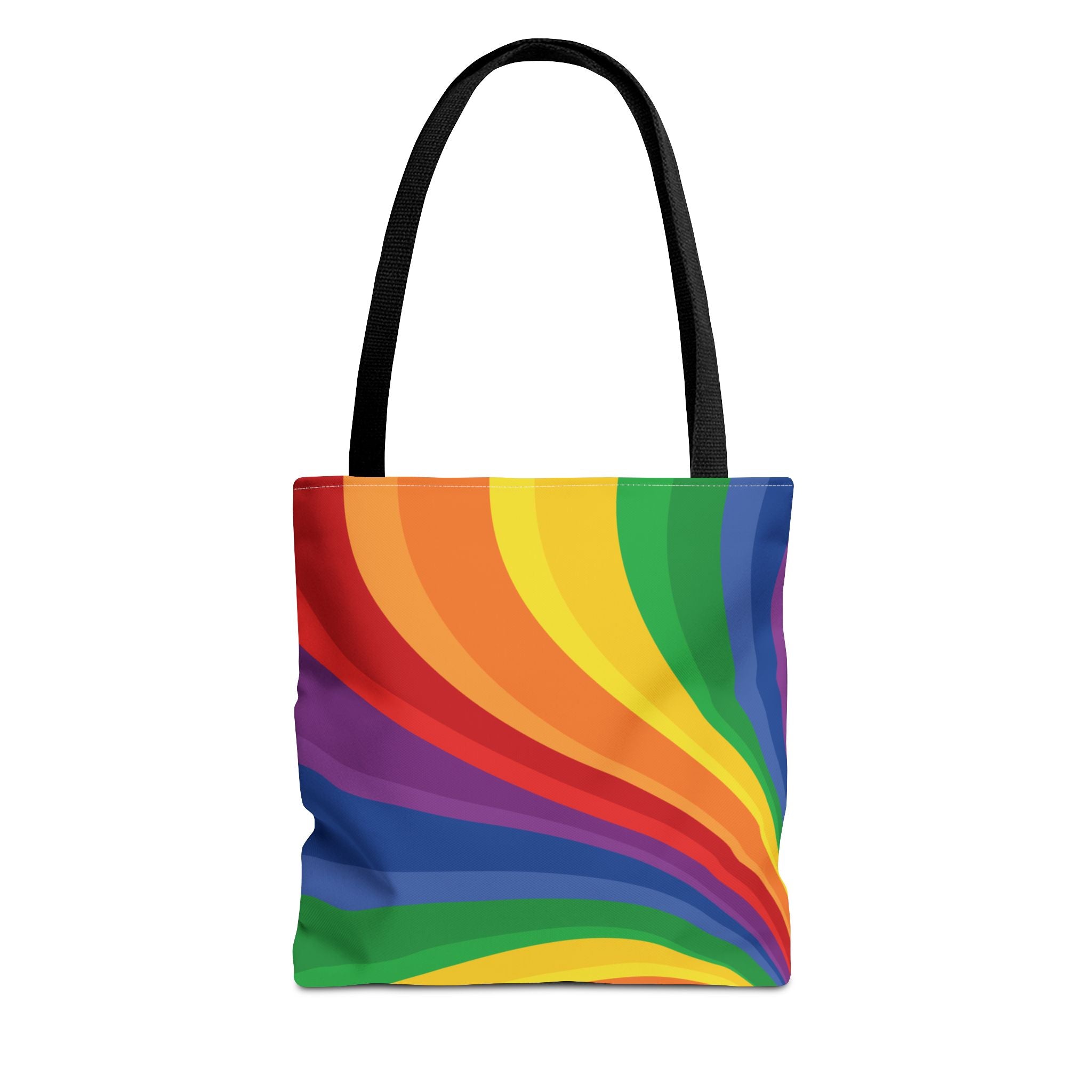 Pride - Rainbow Wave Tote Bag
